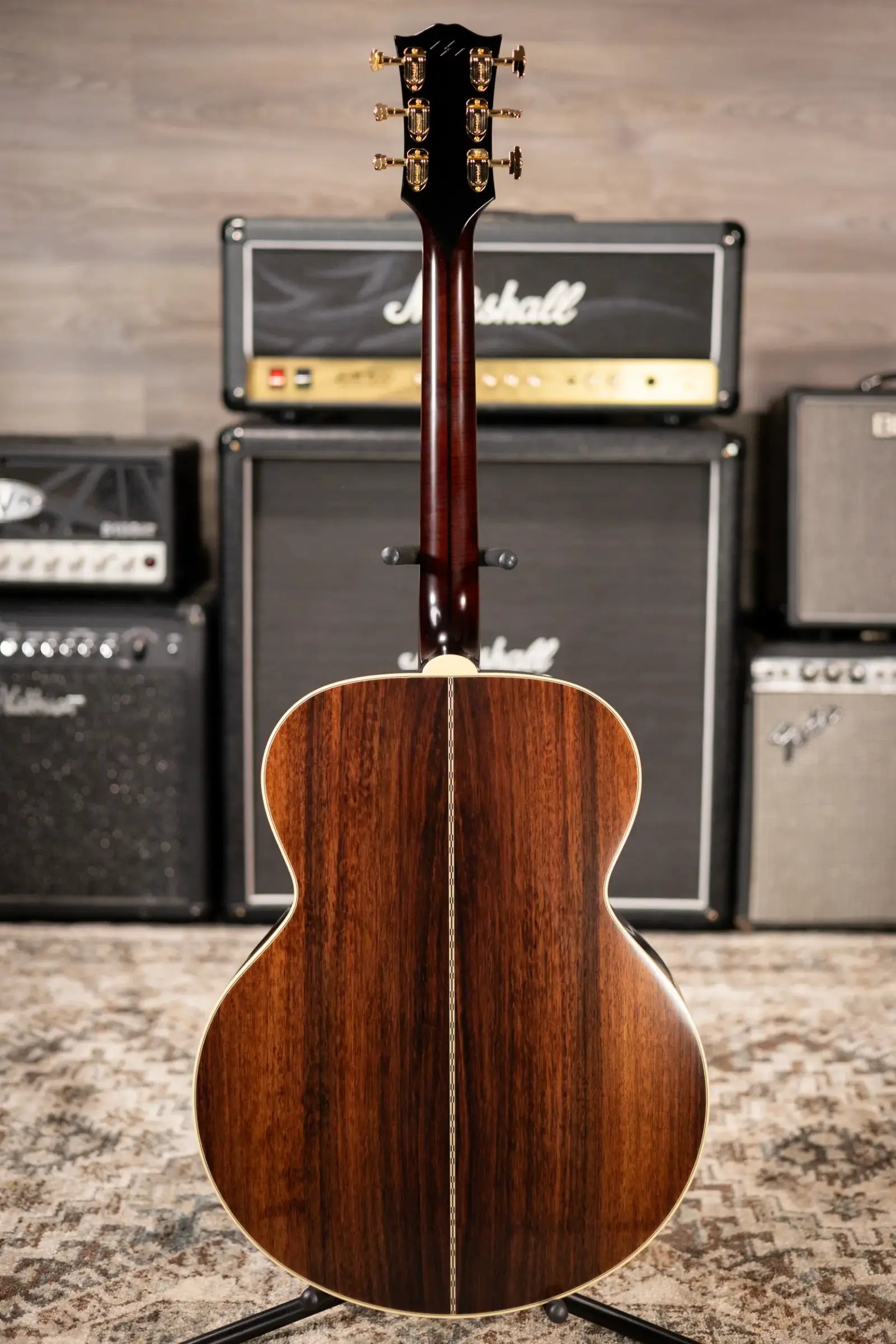 Epiphone Pre-War SJ-200 Rosewood Reissue Acoustic/Electric Guitar - Vintage Sunburst with Hardshell Case