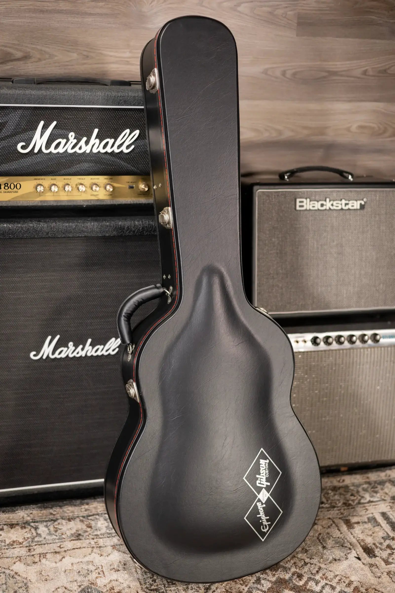 Epiphone Pre-War SJ-200 Rosewood Reissue Acoustic/Electric Guitar - Vintage Sunburst with Hardshell Case