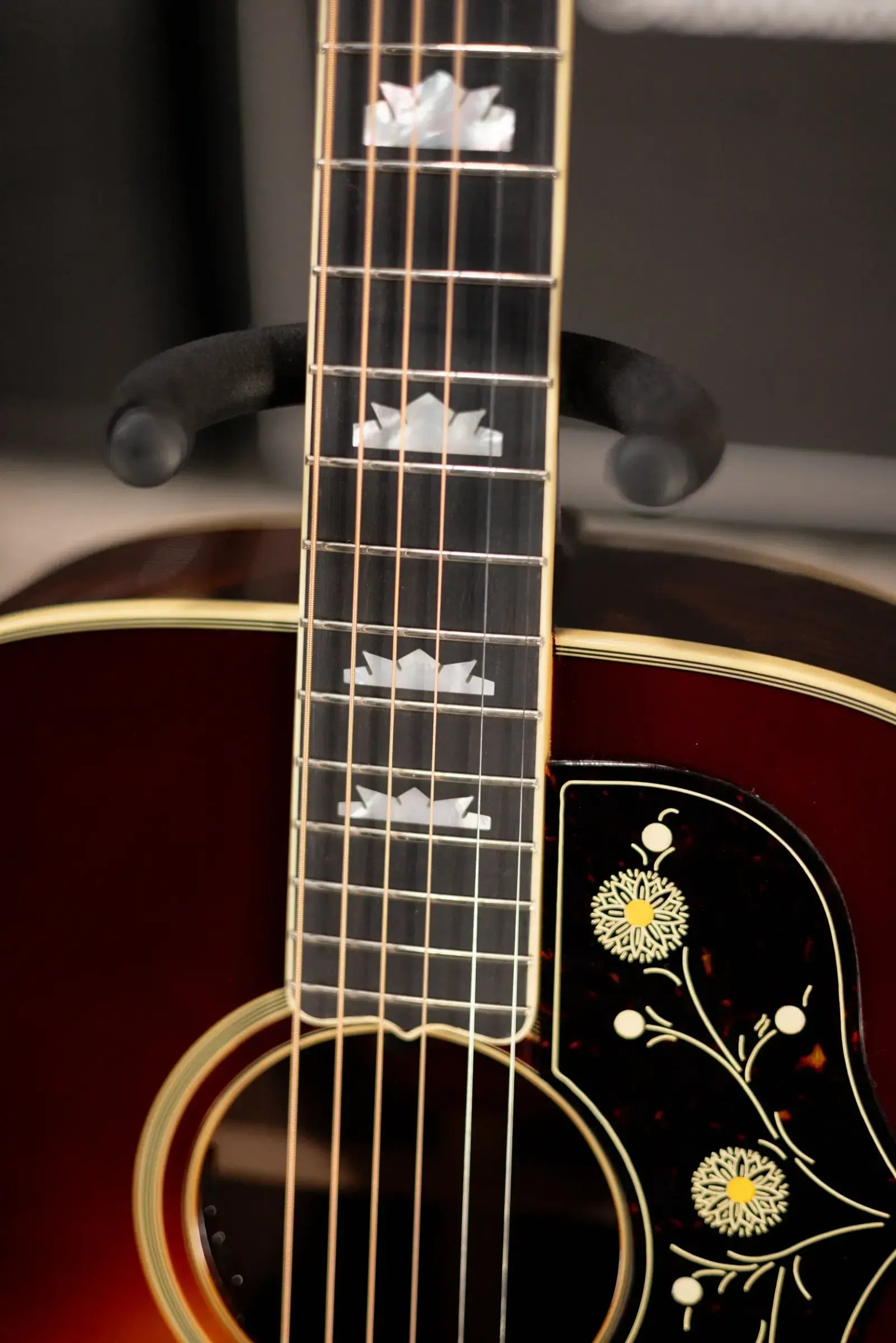 Epiphone Pre-War SJ-200 Rosewood Reissue Acoustic/Electric Guitar - Vintage Sunburst with Hardshell Case