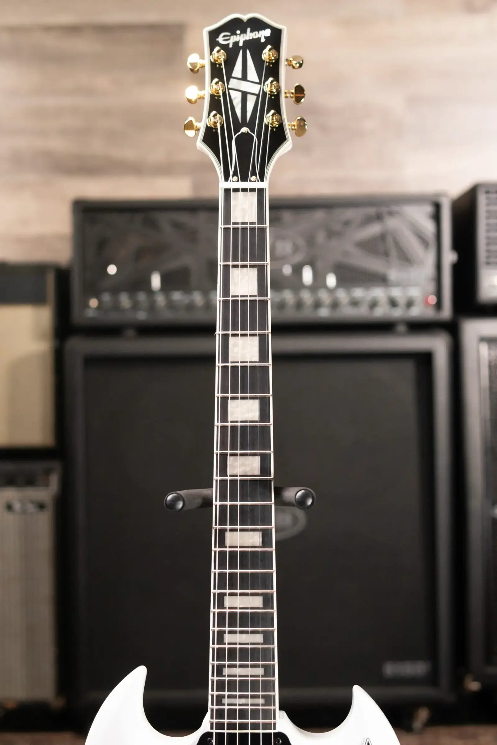 Epiphone SG Custom Electric Guitar - Alpine White with Gig Bag