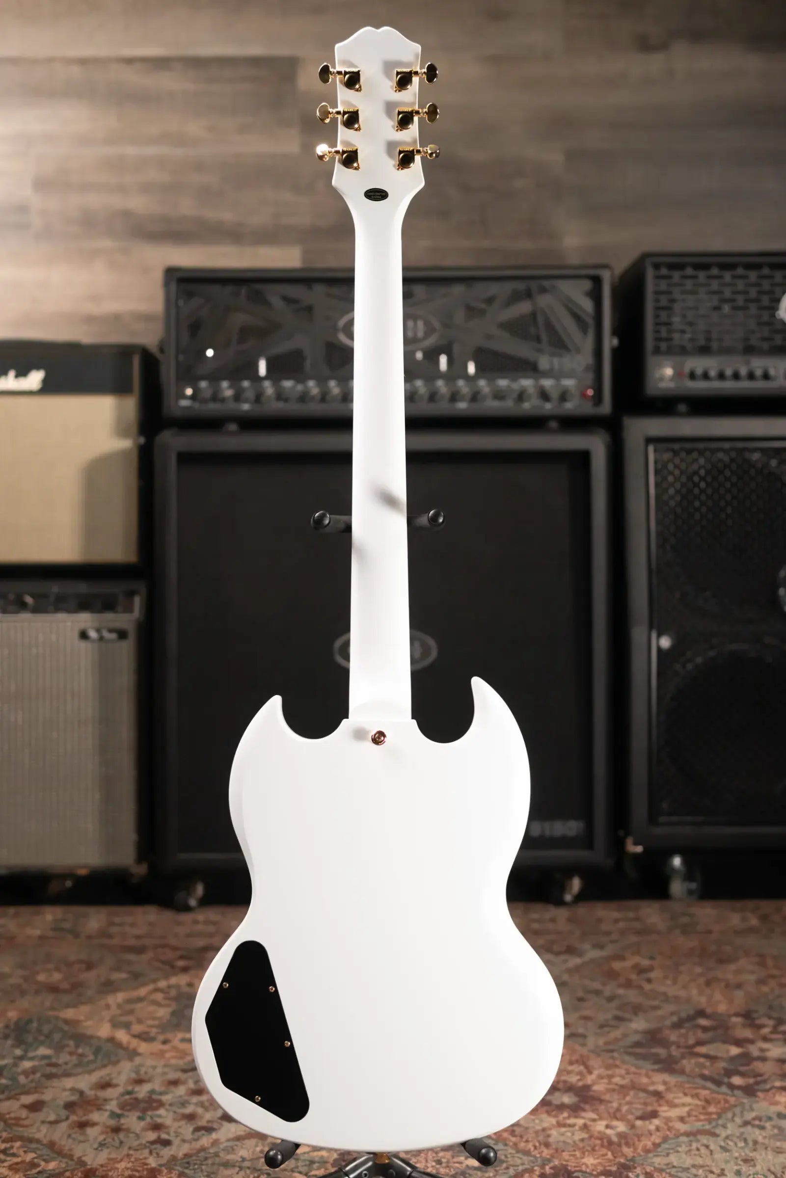 Epiphone SG Custom Electric Guitar - Alpine White with Gig Bag