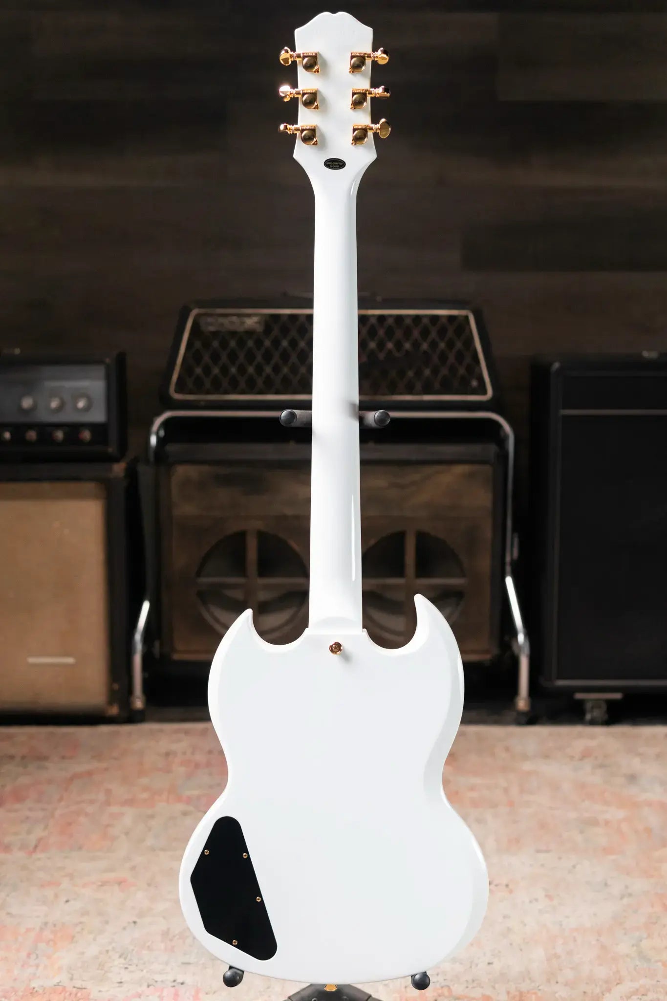 Epiphone SG Custom Electric Guitar - Alpine White with Gig Bag