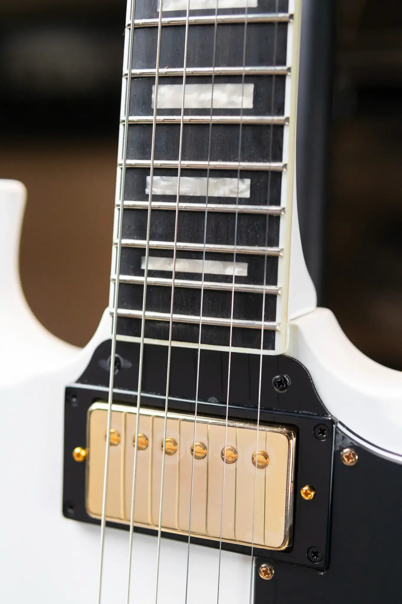 Epiphone SG Custom Electric Guitar - Alpine White with Gig Bag
