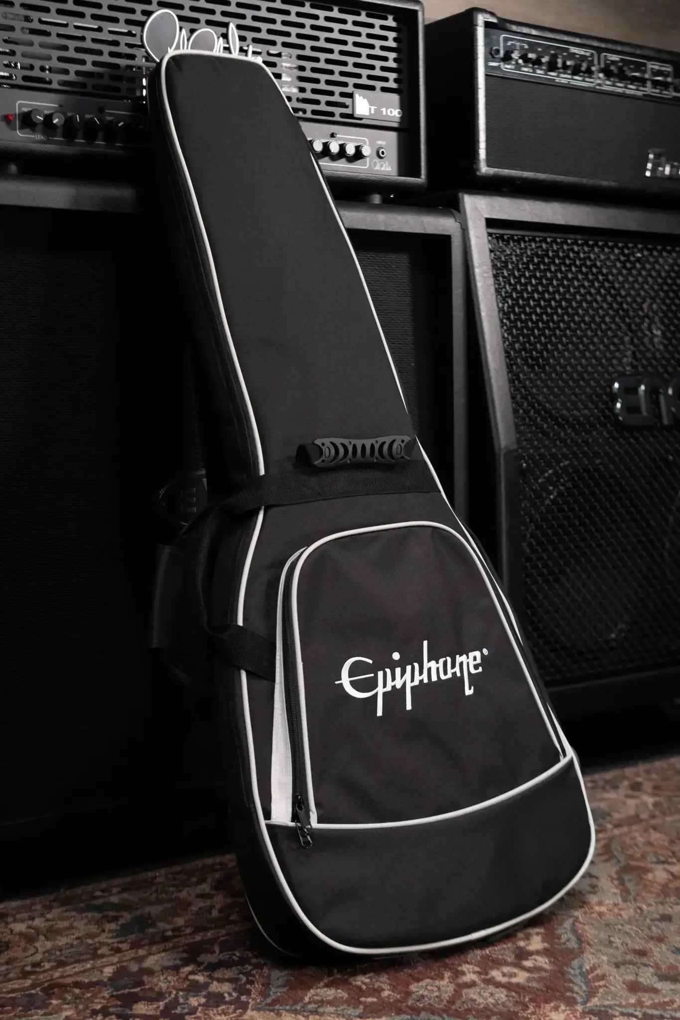 Epiphone SG Custom Electric Guitar - Ebony with Gig Bag