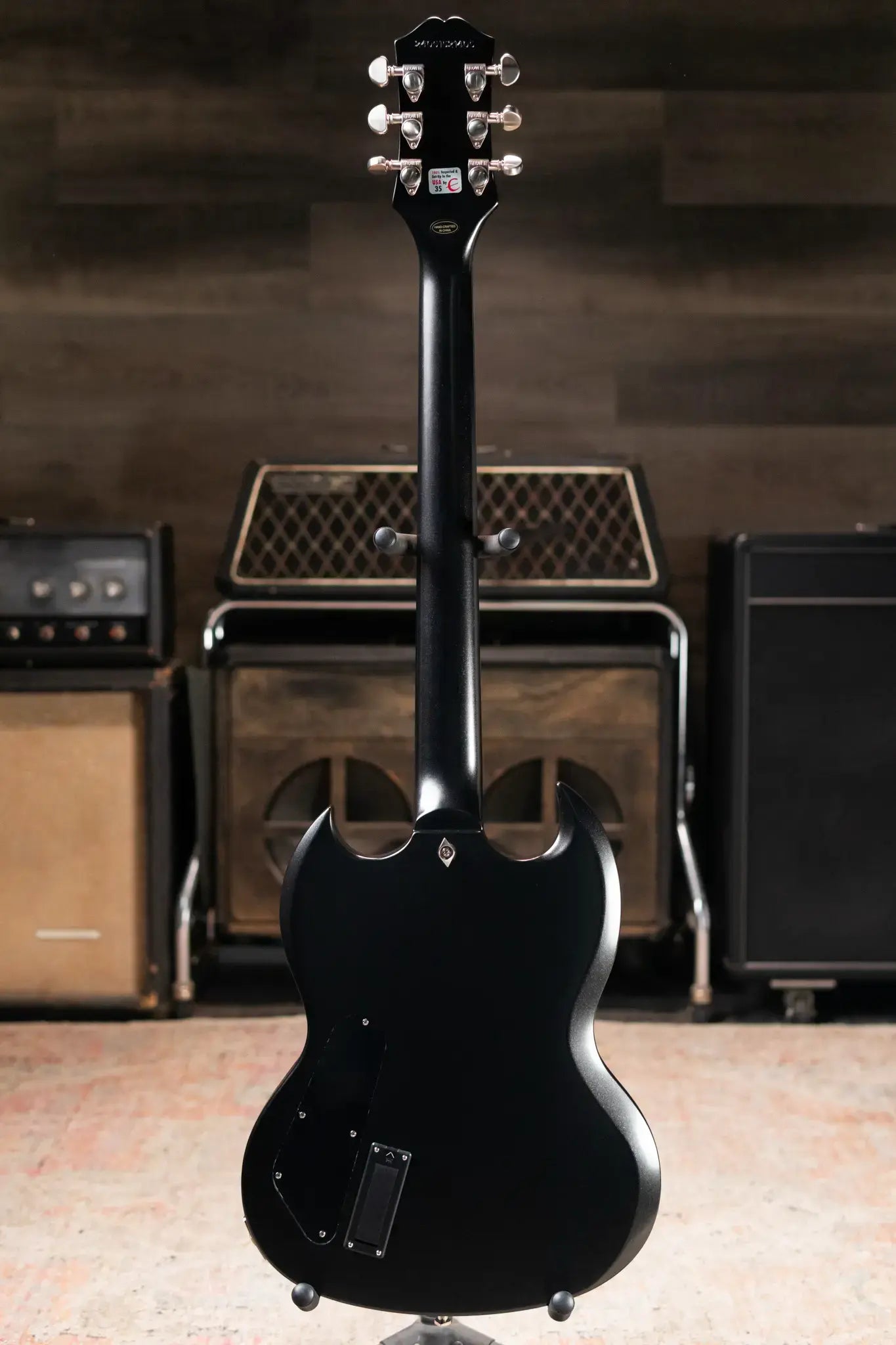 Epiphone SG Prophecy Electric Guitar - Aged Jet Black Metallic with Gig Bag