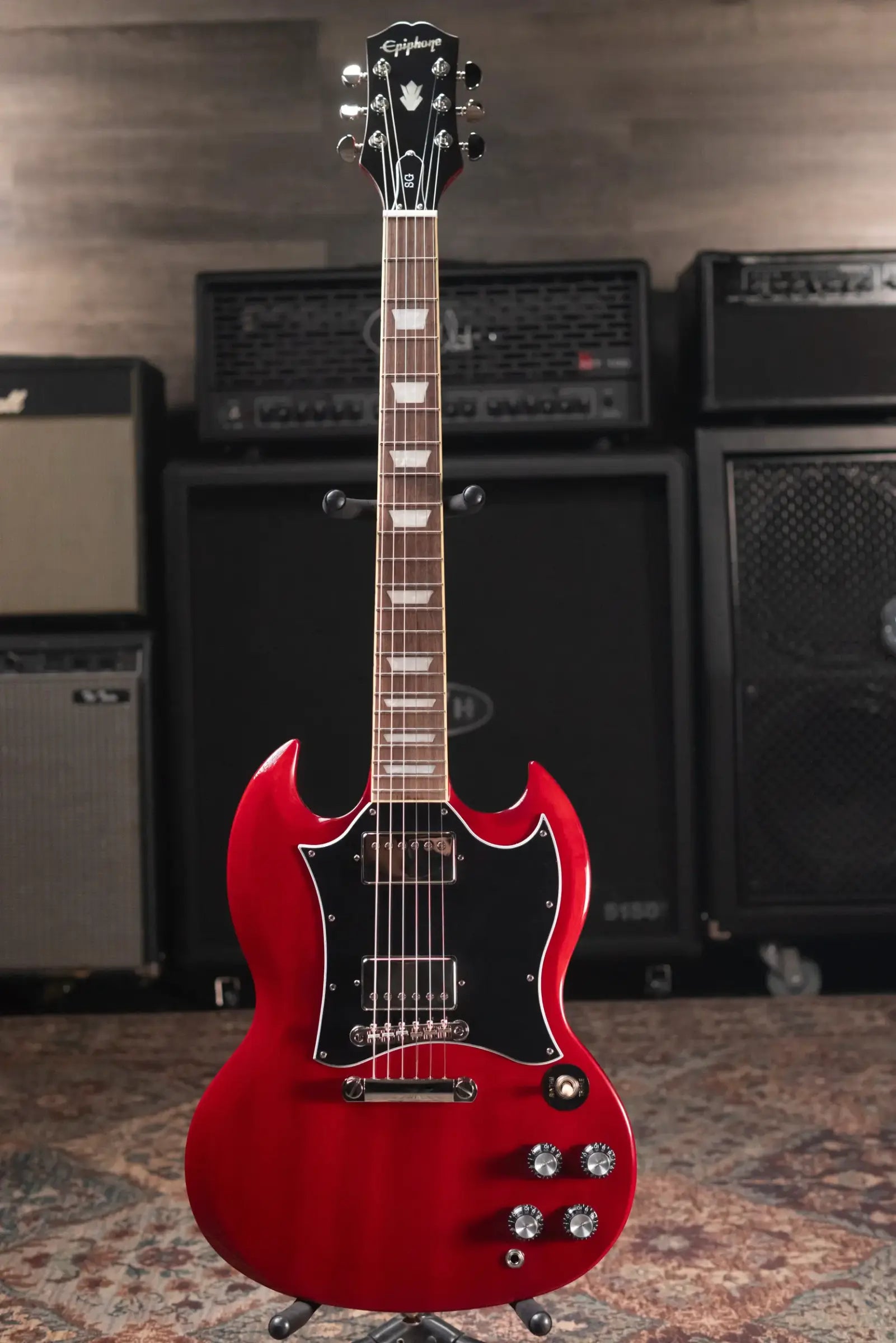 Epiphone SG Standard Electric Guitar - Cherry with Gig Bag