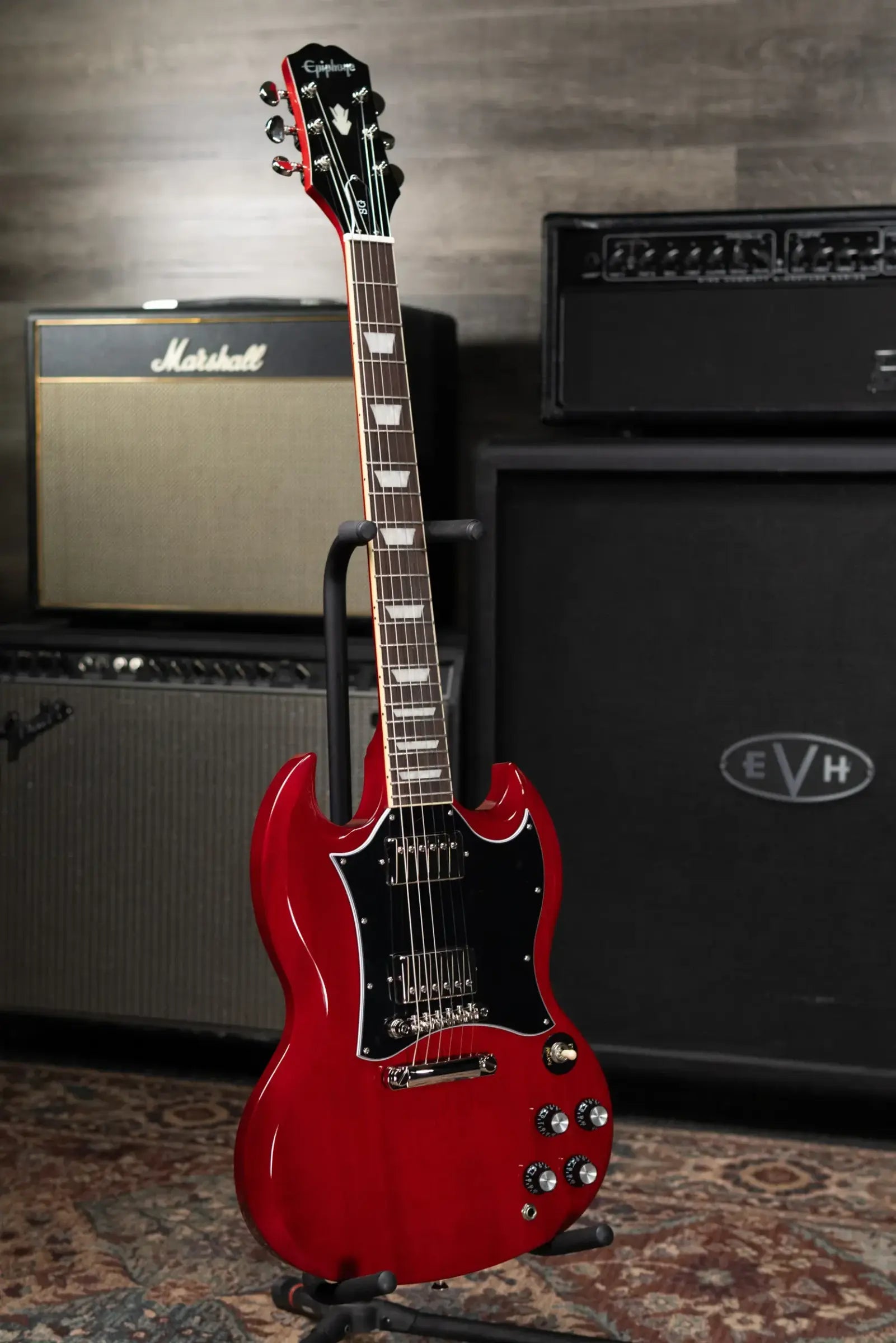 Epiphone SG Standard Electric Guitar - Cherry with Gig Bag