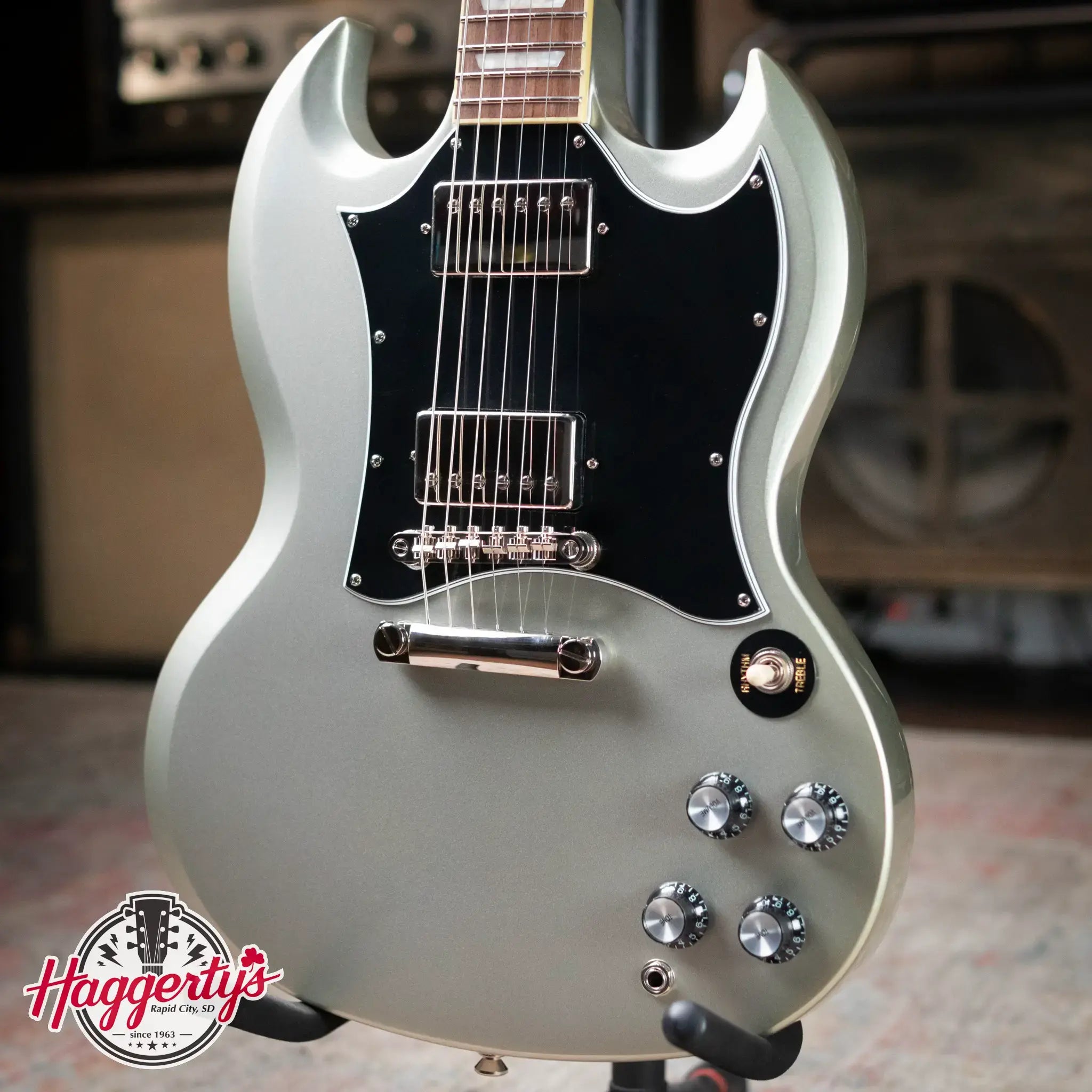Epiphone SG Standard Electric Guitar - Silver Mist with Gig Bag