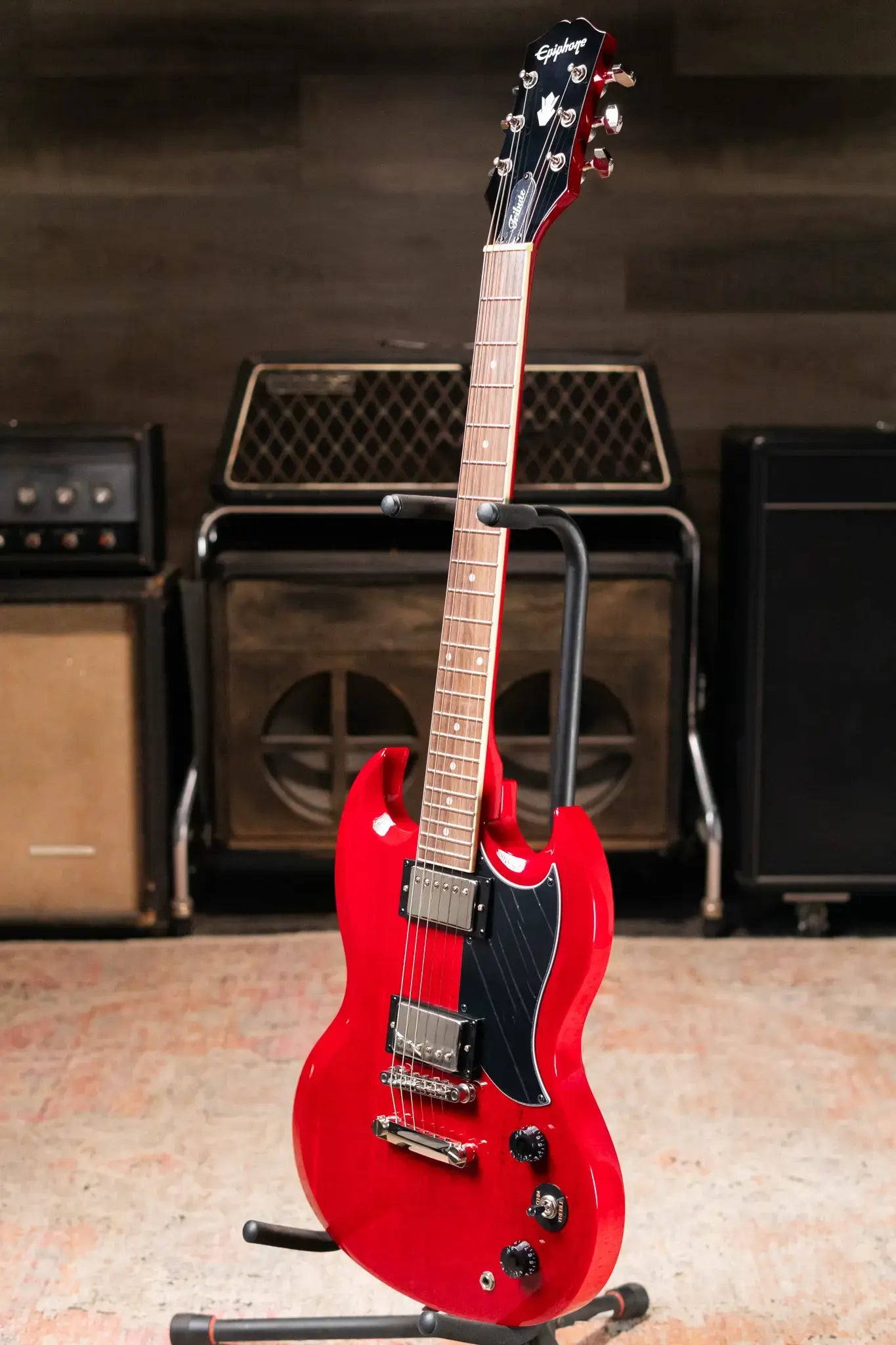 Epiphone SG Tribute E1 Electric Guitar - Cherry Red