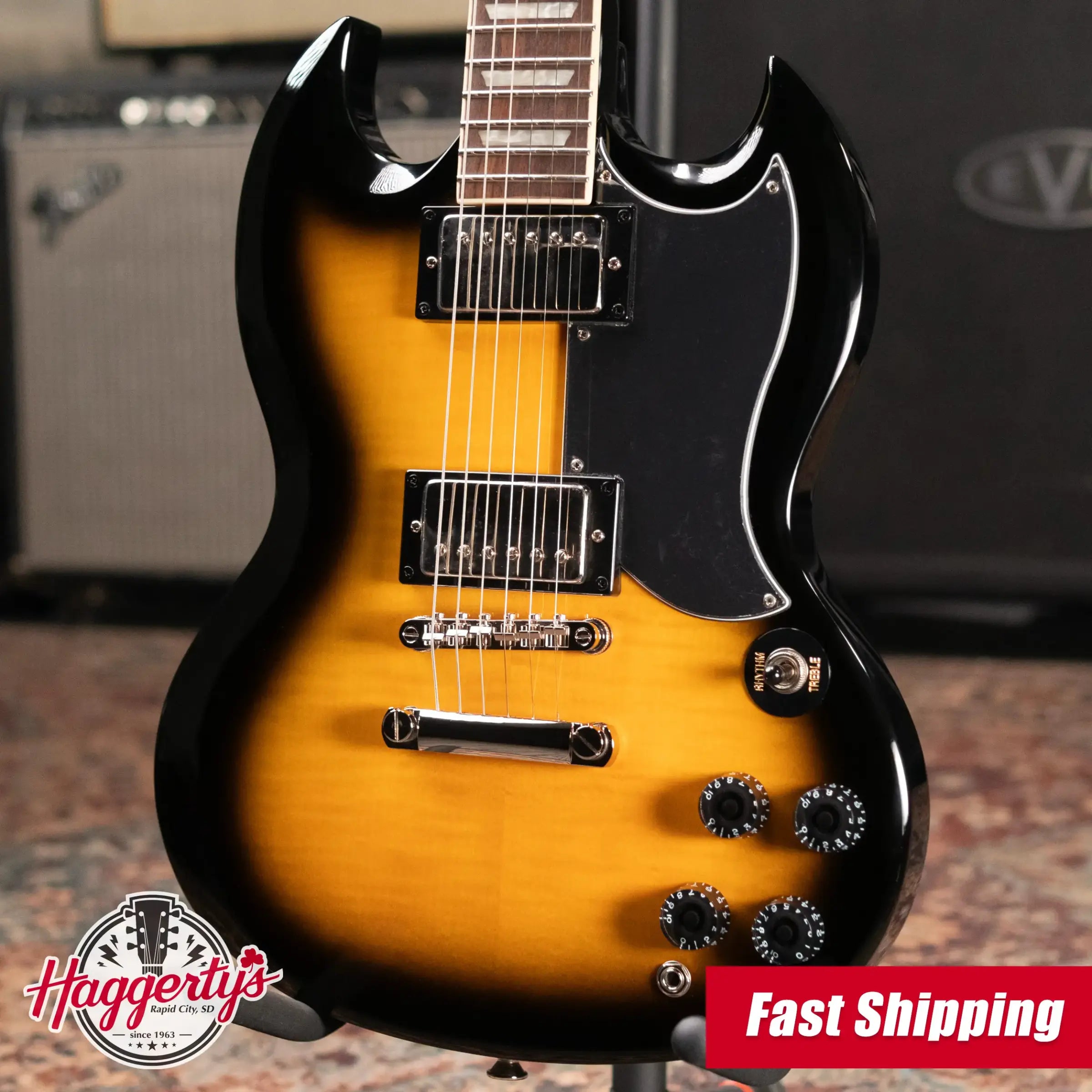 Epiphone SG Tribute Plus Electric Guitar - Vintage Sunburst