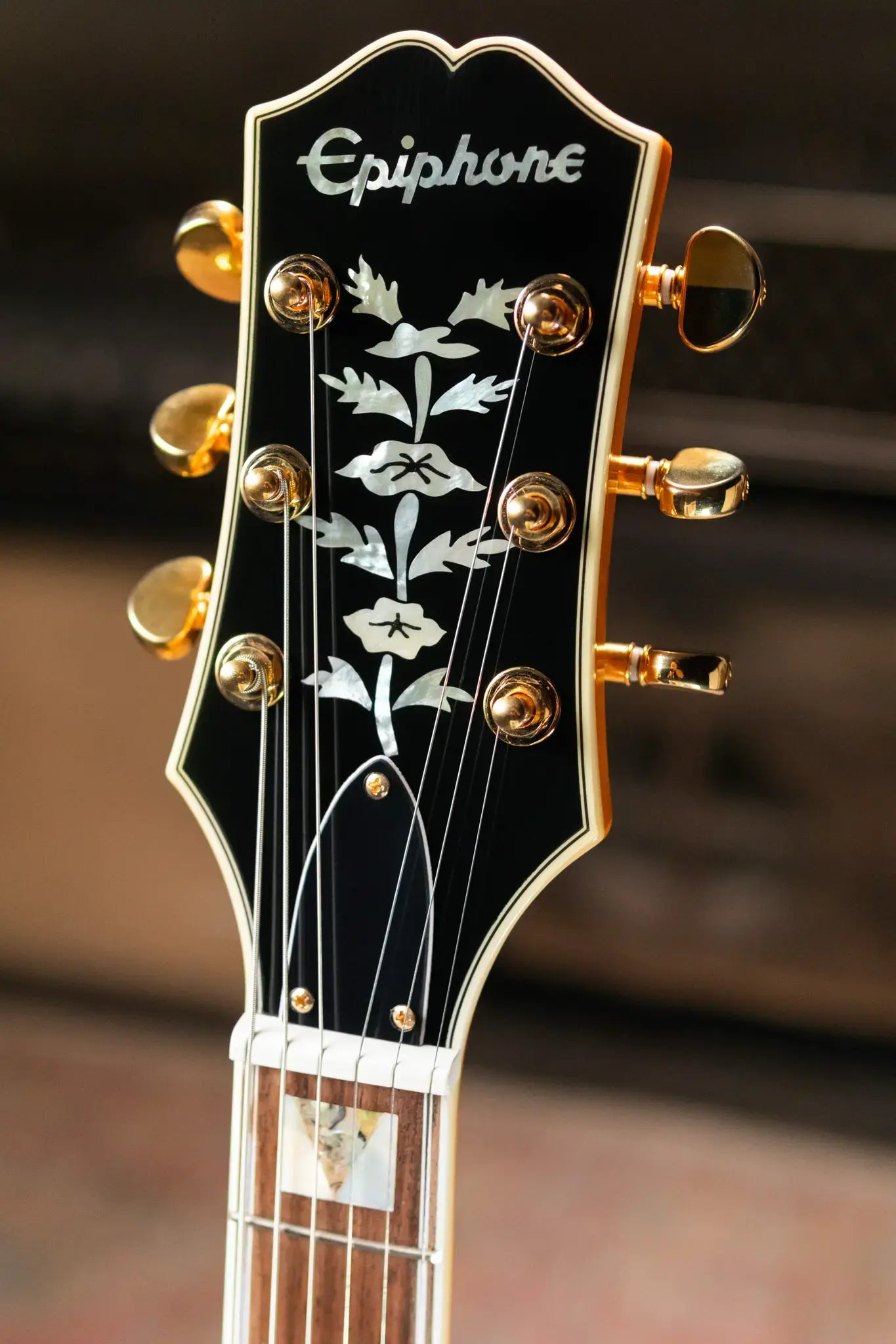 Epiphone Sheraton Semi-Hollow Electric Guitar - Natural with Gig Bag