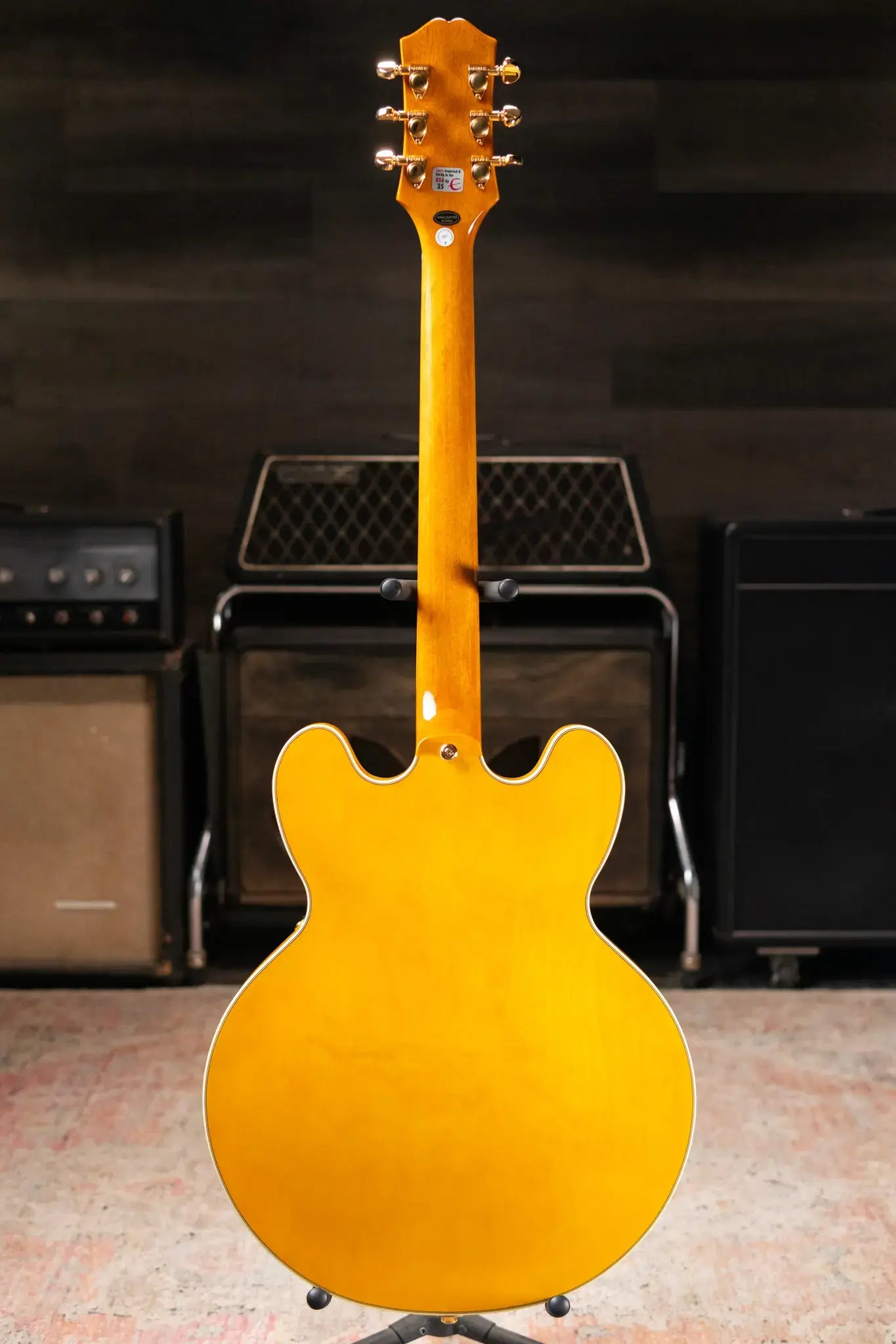 Epiphone Sheraton Semi-Hollow Electric Guitar - Natural with Gig Bag