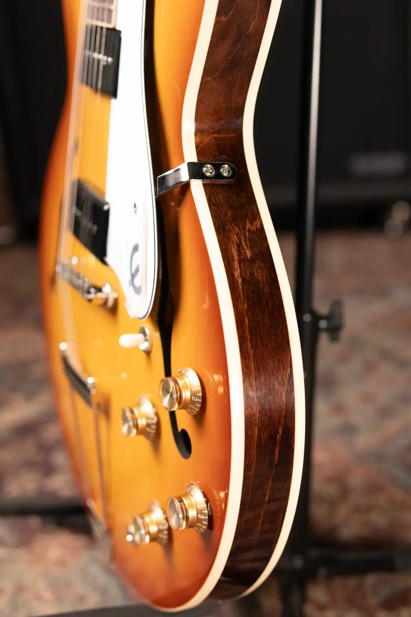 Epiphone USA Casino Hollow Body Electric Guitar - Royal Tan with Epiphone Hard Case - Floor Model