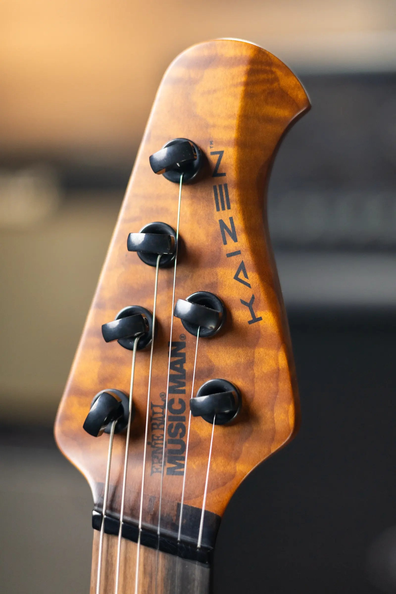 Ernie Ball Music Man Kaizen 6 Limited Edition Electric Guitar - Black Limba with Hard Case