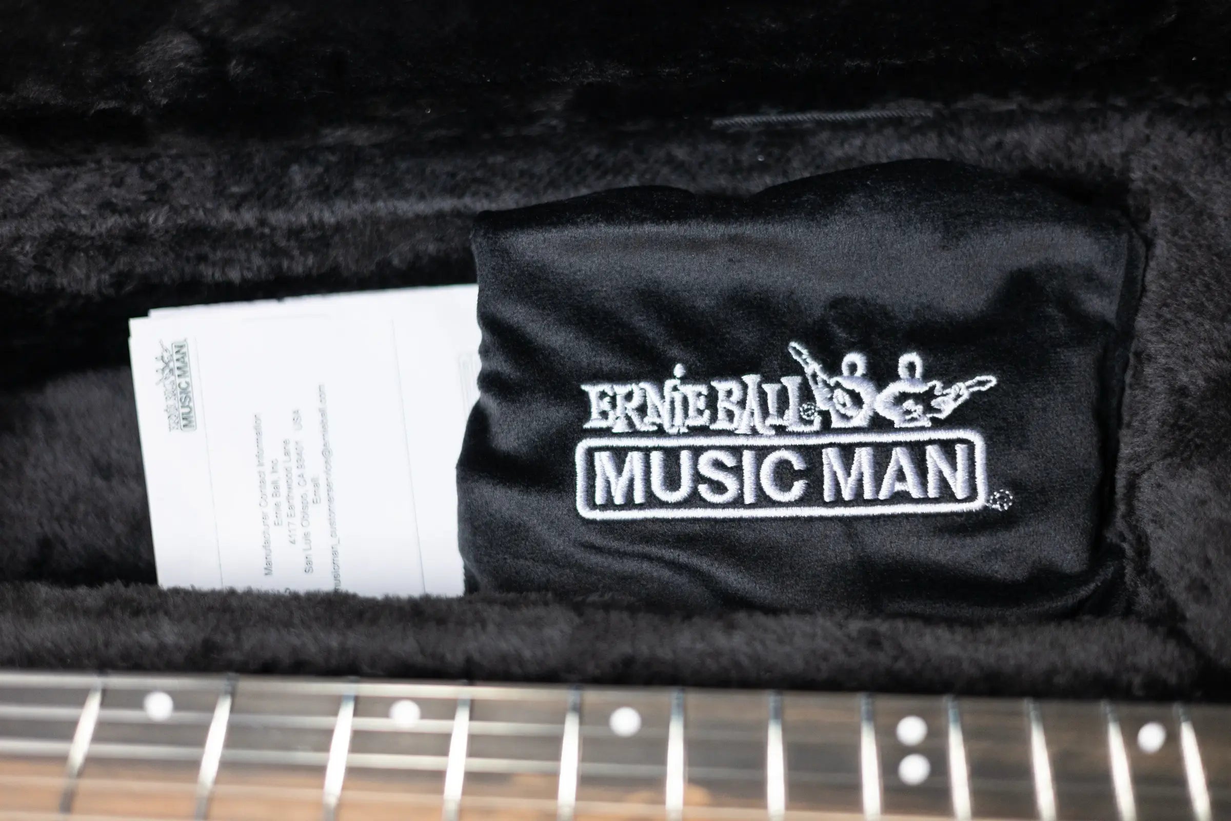 Ernie Ball Music Man Kaizen 6 Limited Edition Electric Guitar - Black Limba with Hard Case