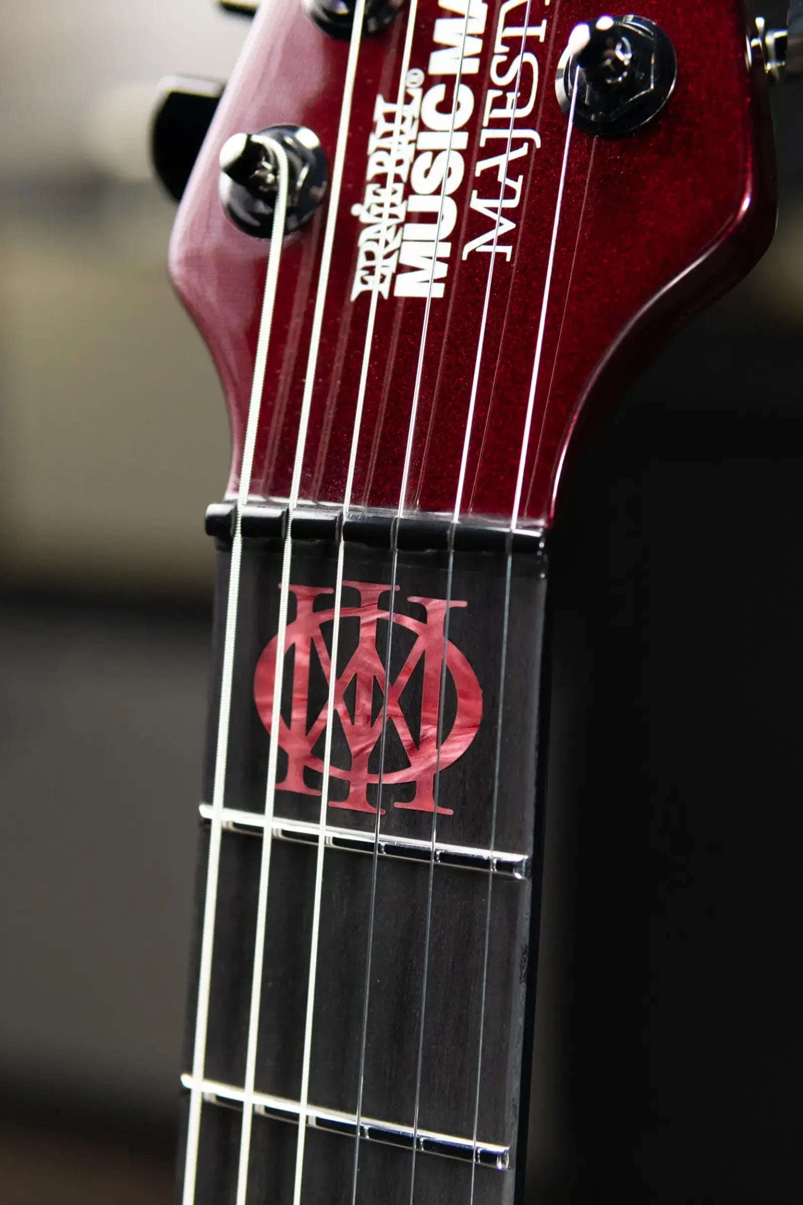 Ernie Ball Music Man Majesty 6 Premium Select Electric Guitar - Carnelian Red with Hard Bag