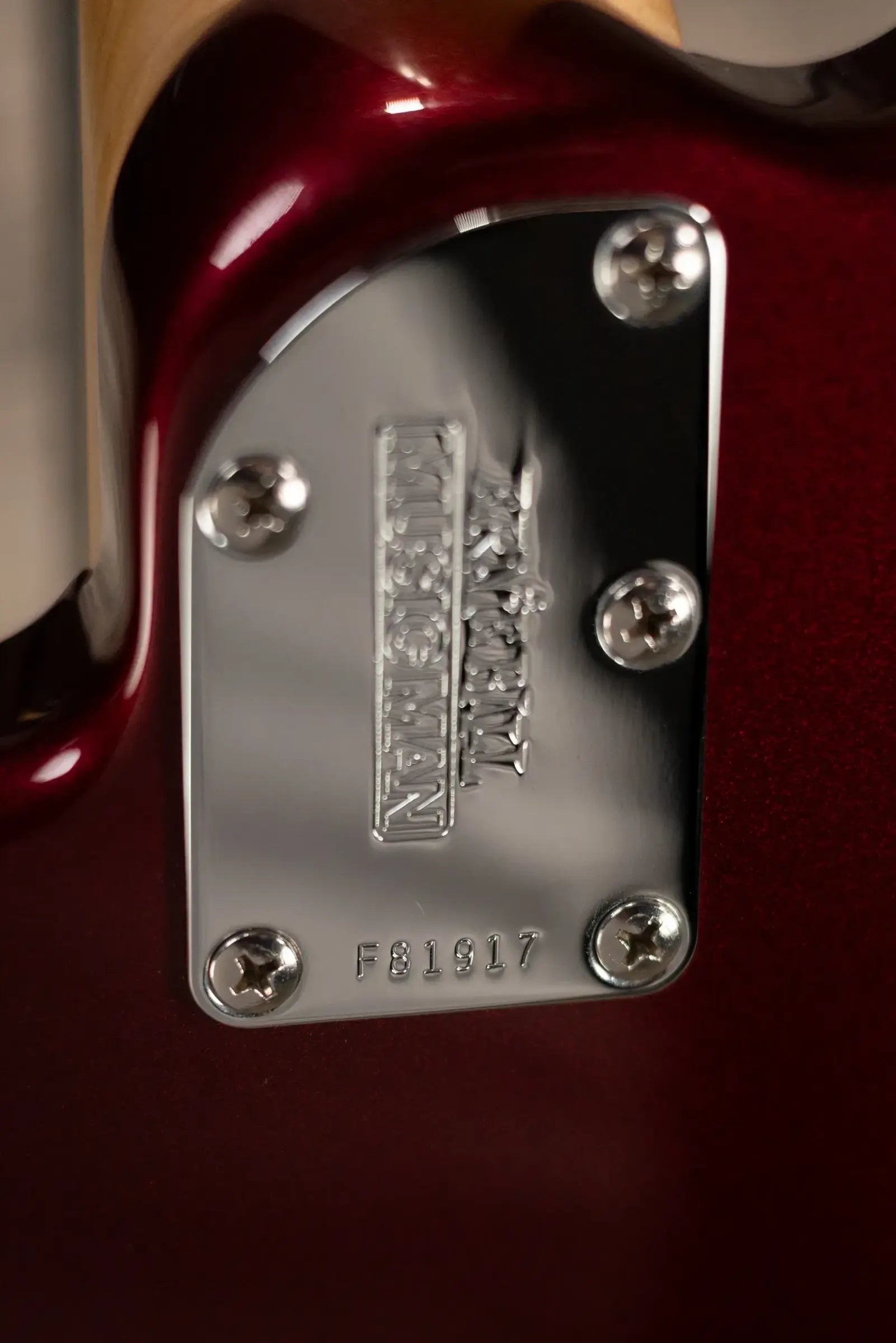 Ernie Ball Music Man StingRay Short Scale Bass Guitar - Raspberry Pearl with Hardshell Case - Used