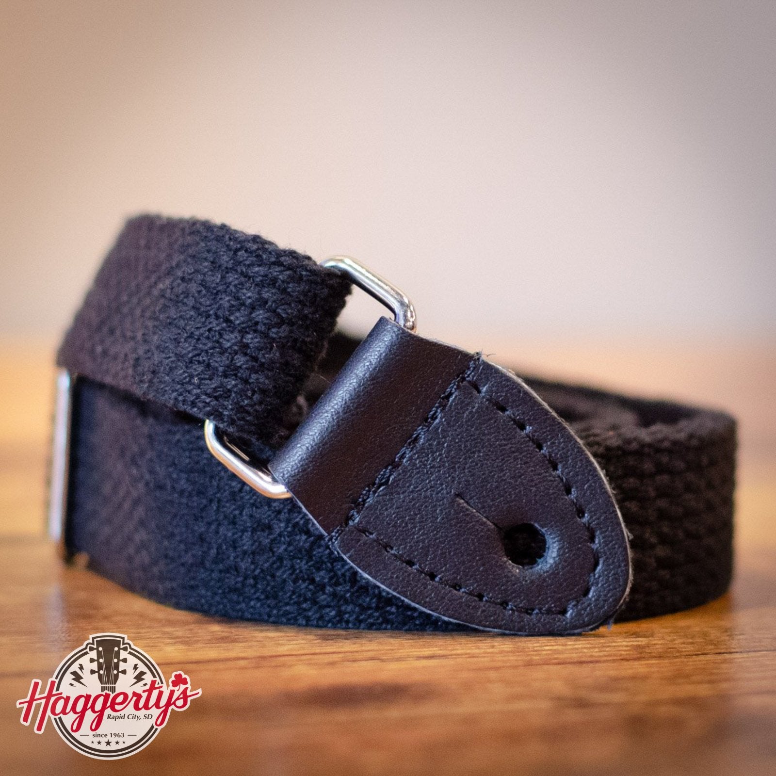 Souldier Black 1" Mandolin/Uke Strap