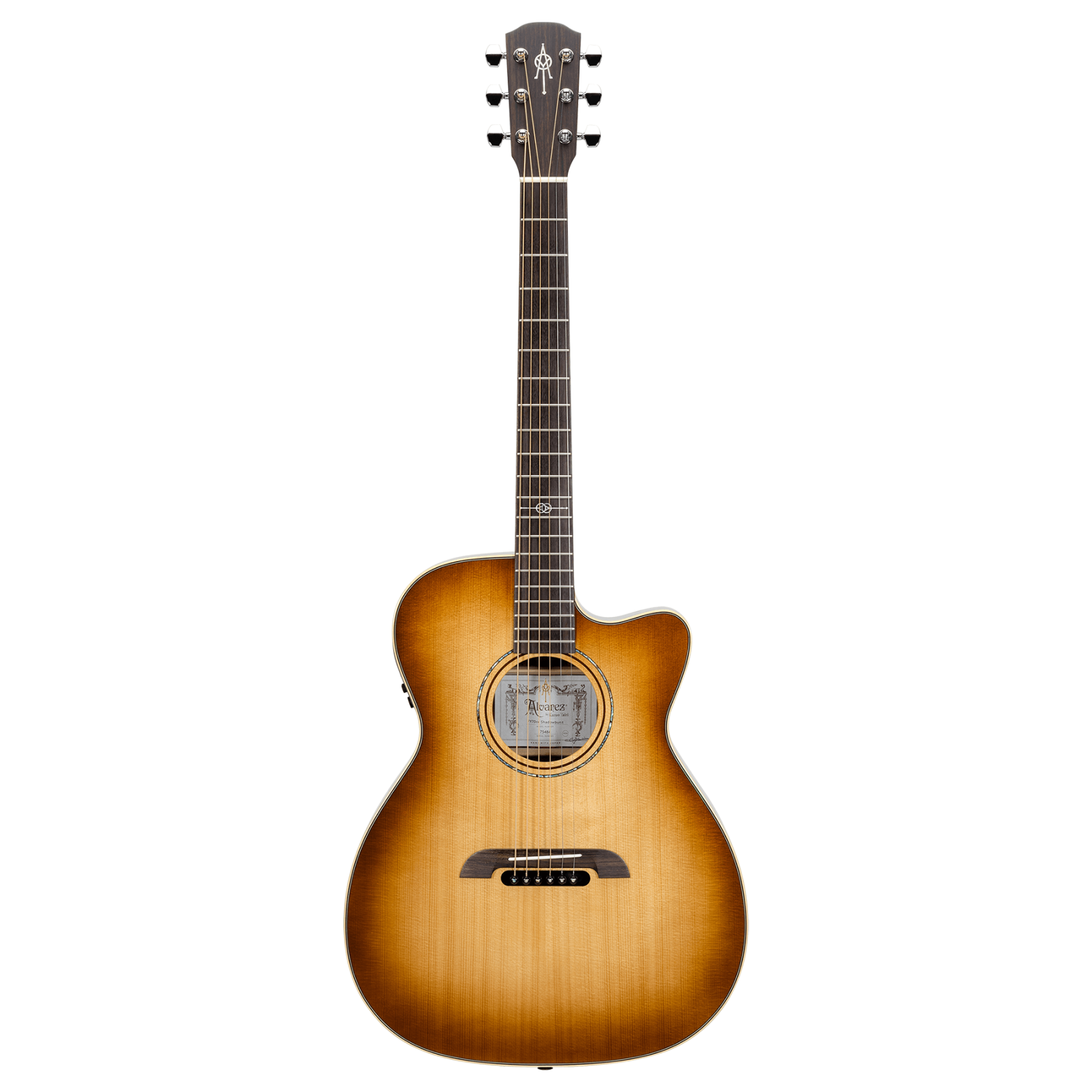Alvarez Yairi FY70ce Acoustic/Electric Guitar - Shadowburst with Hardshell Case