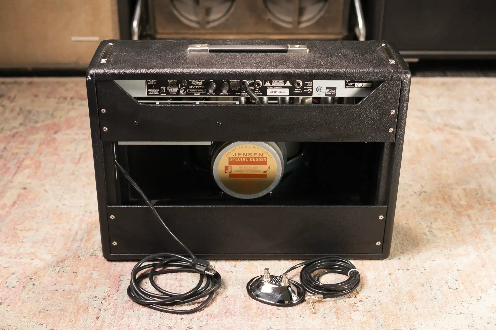 Fender '65 Deluxe Reverb 1x12 Combo Amplifier with Cover - Used
