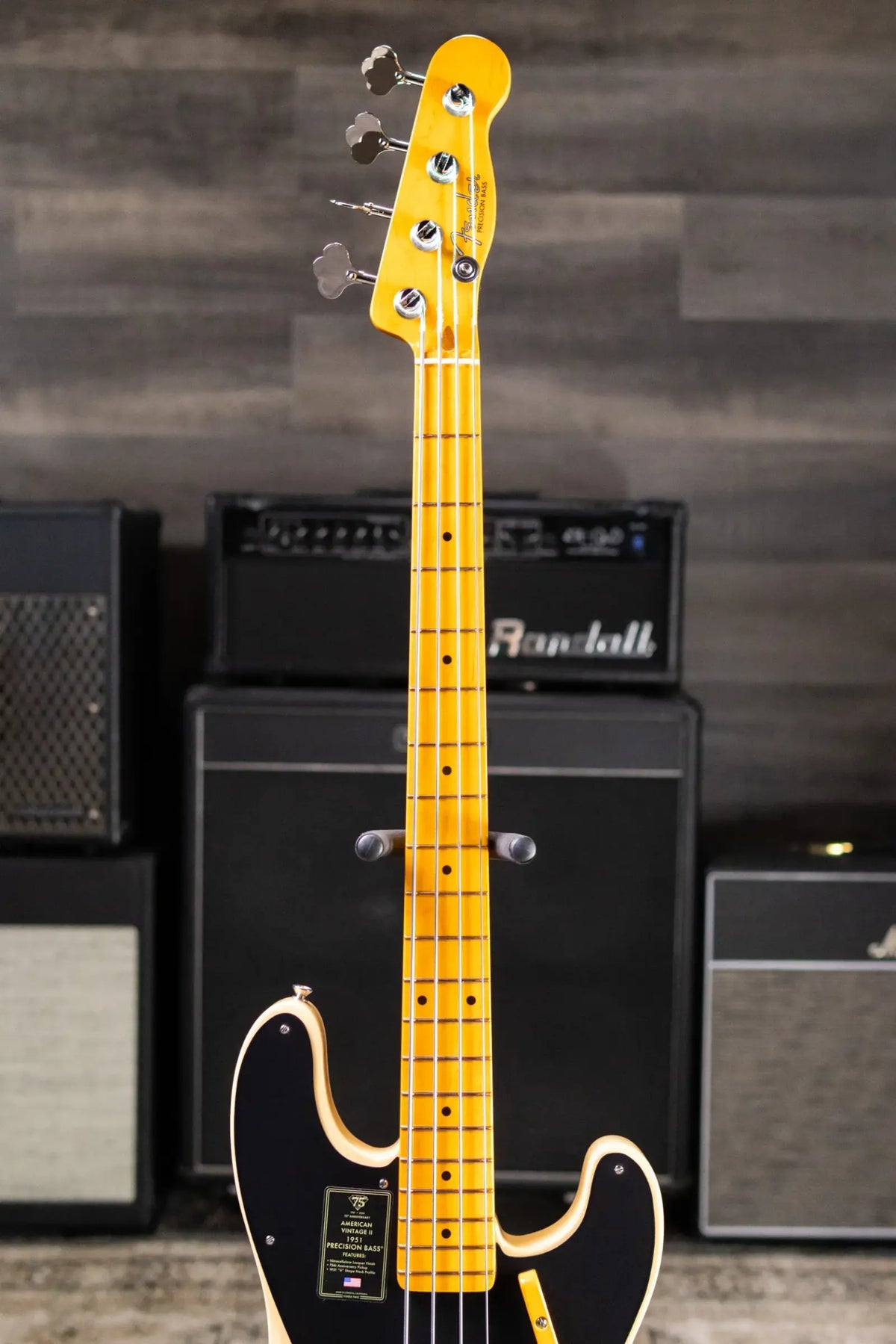 Fender 75th Anniversary American Vintage II 1951 Precision Bass - Butterscotch Blonde with Hardshell Case