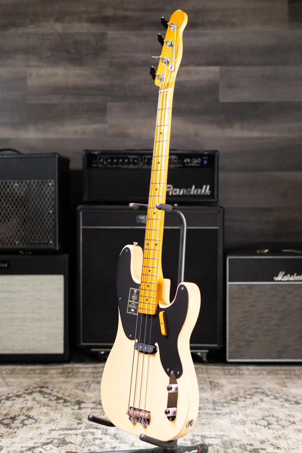 Fender 75th Anniversary American Vintage II 1951 Precision Bass - Butterscotch Blonde with Hardshell Case