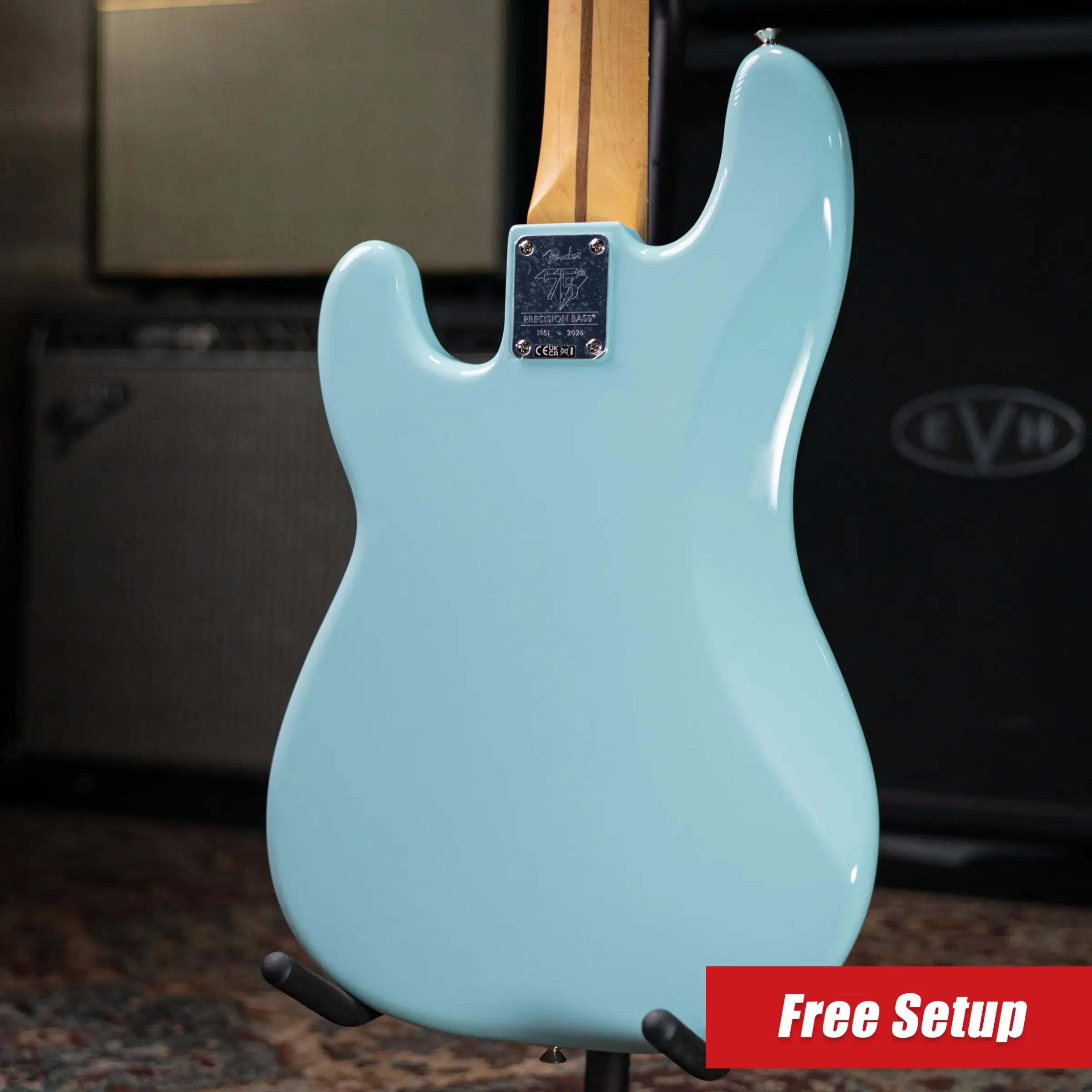 Fender 75th Anniversary Player II Precision Bass - Daphne Blue