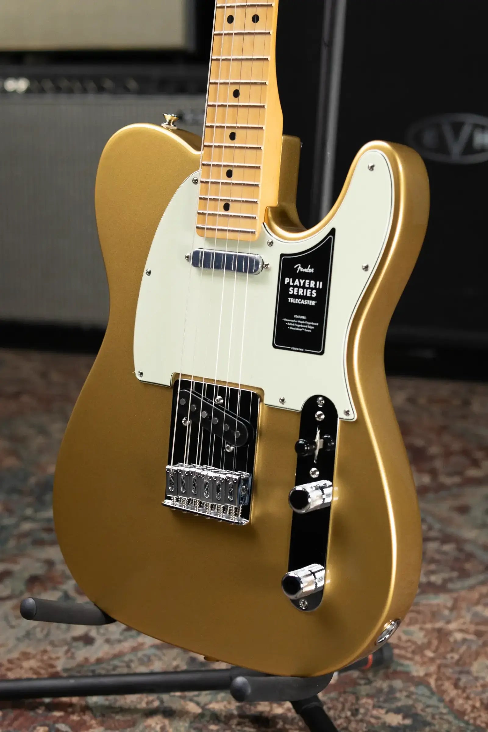 Fender 75th Anniversary Player II Telecaster Electric Guitar - Aztec Gold