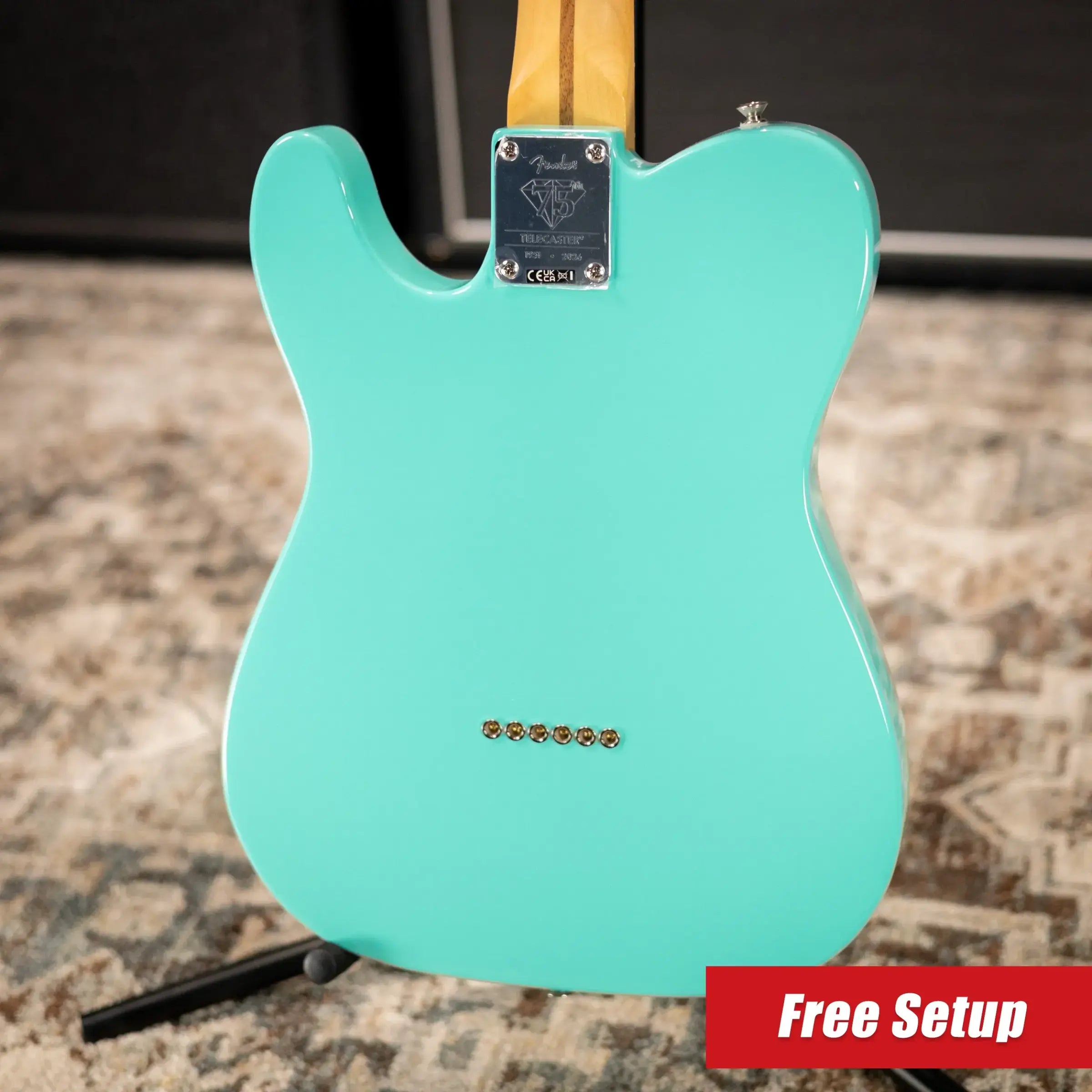 Fender 75th Anniversary Player II Telecaster Electric Guitar - Seafoam Green