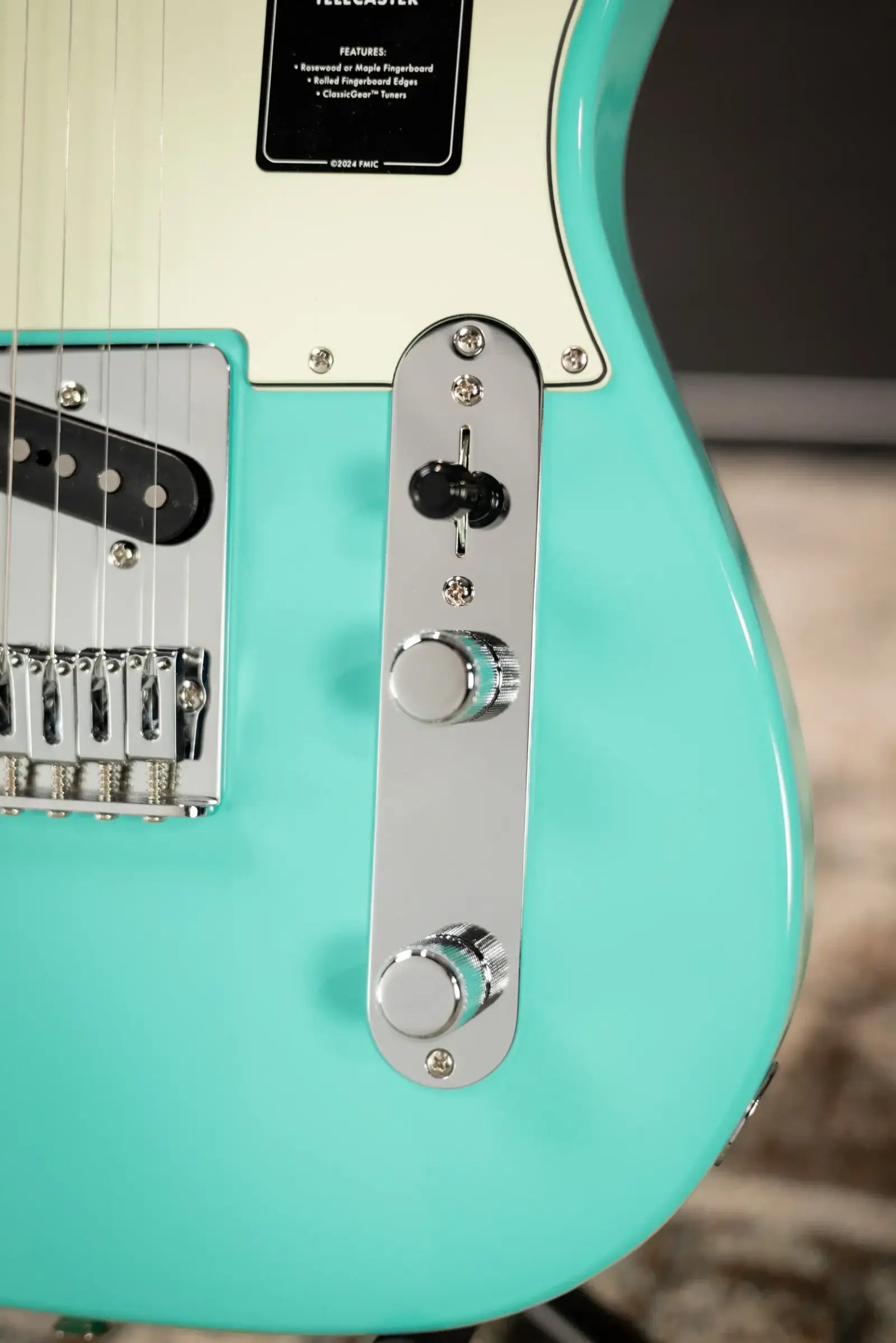 Fender 75th Anniversary Player II Telecaster Electric Guitar - Seafoam Green