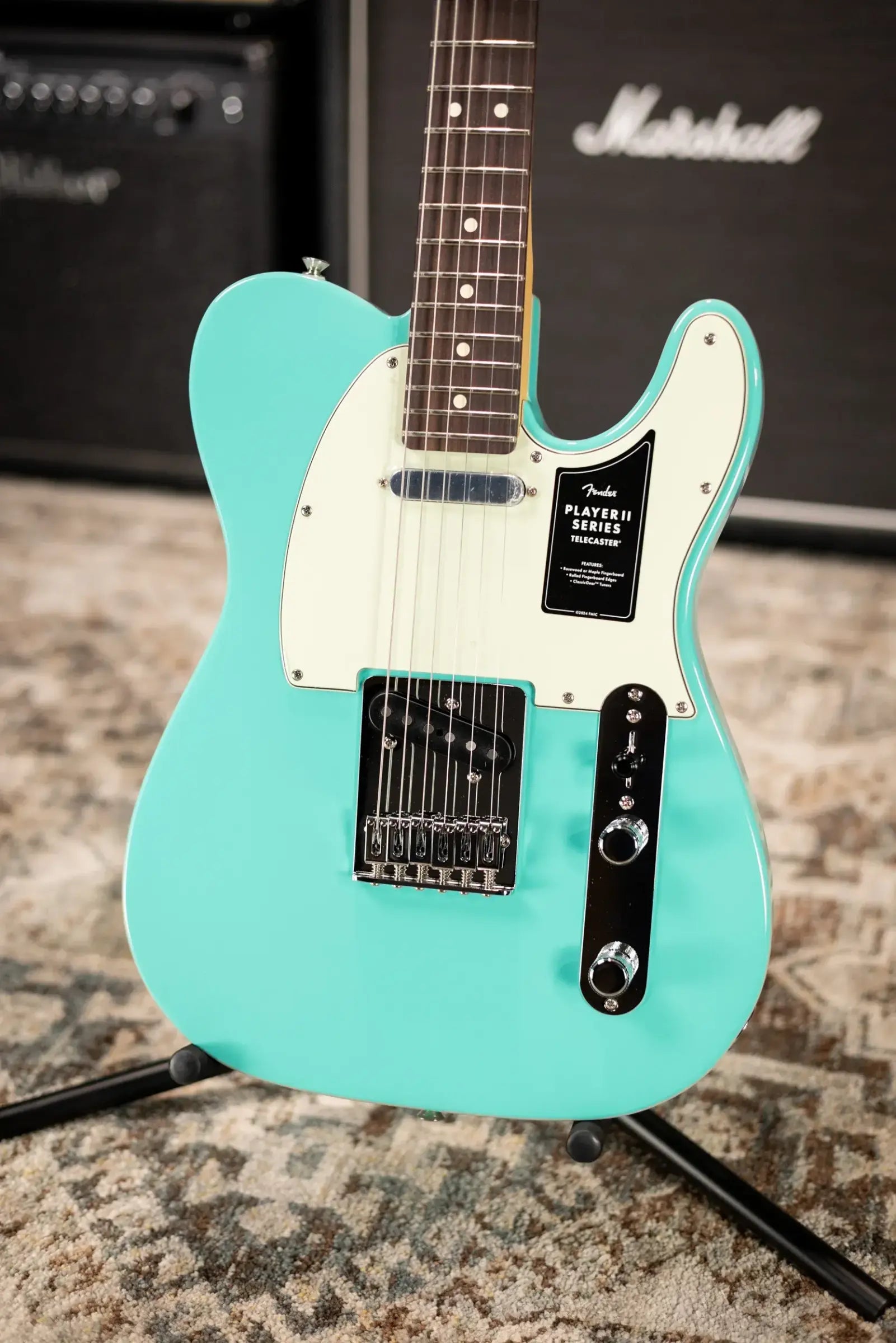 Fender 75th Anniversary Player II Telecaster Electric Guitar - Seafoam Green