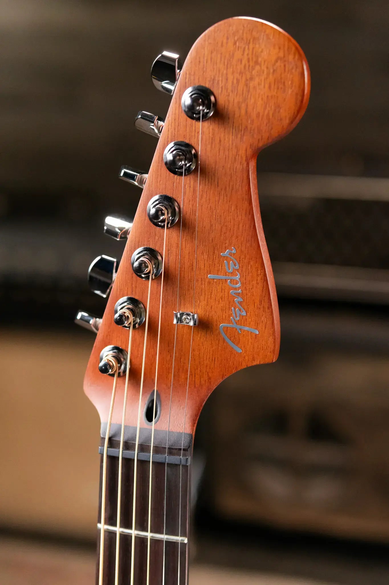 Fender Acoustasonic Standard Jazzmaster Electric Guitar - Aged Natural