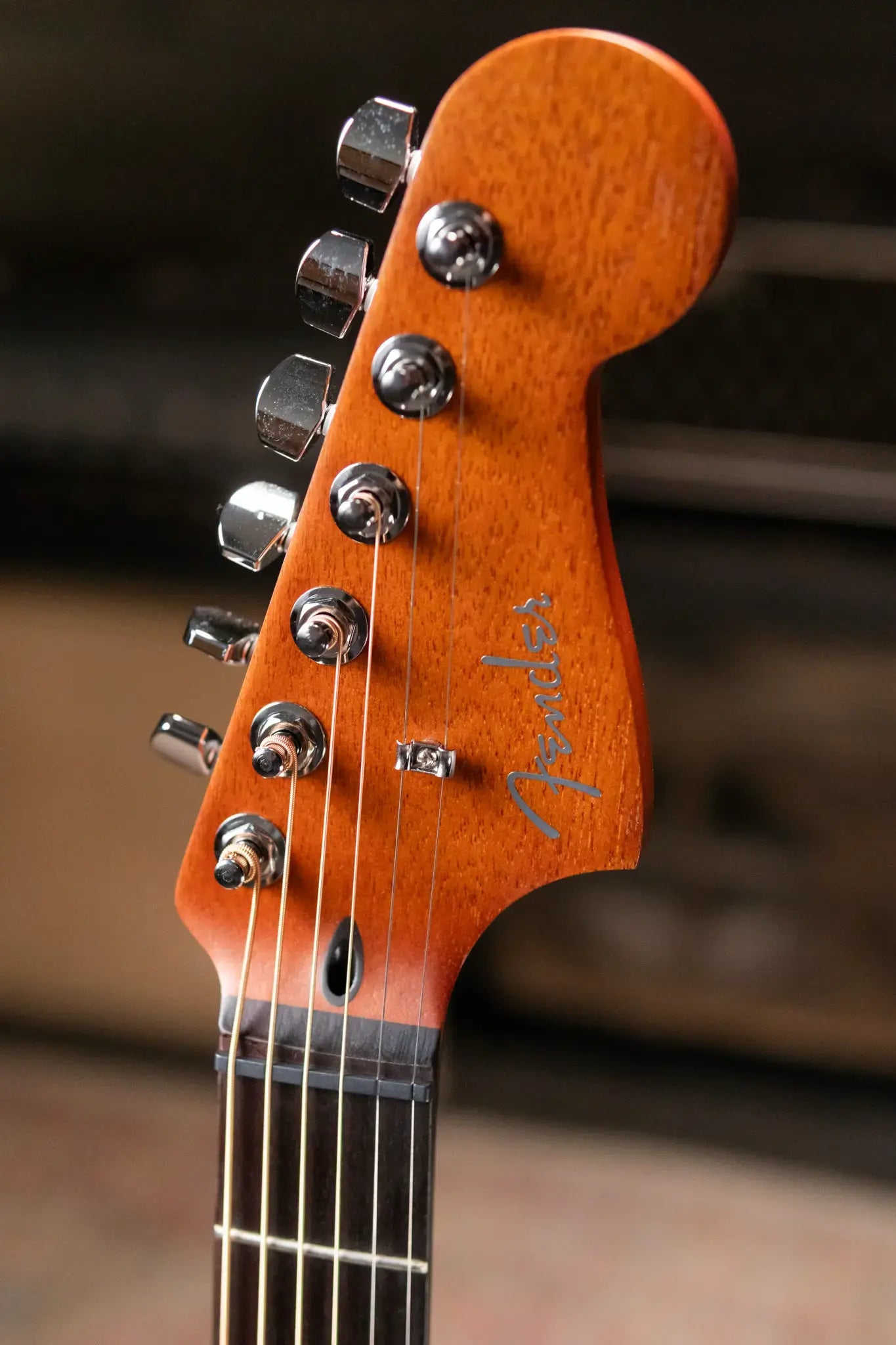Fender Acoustasonic Standard Jazzmaster Electric Guitar - Aged Natural