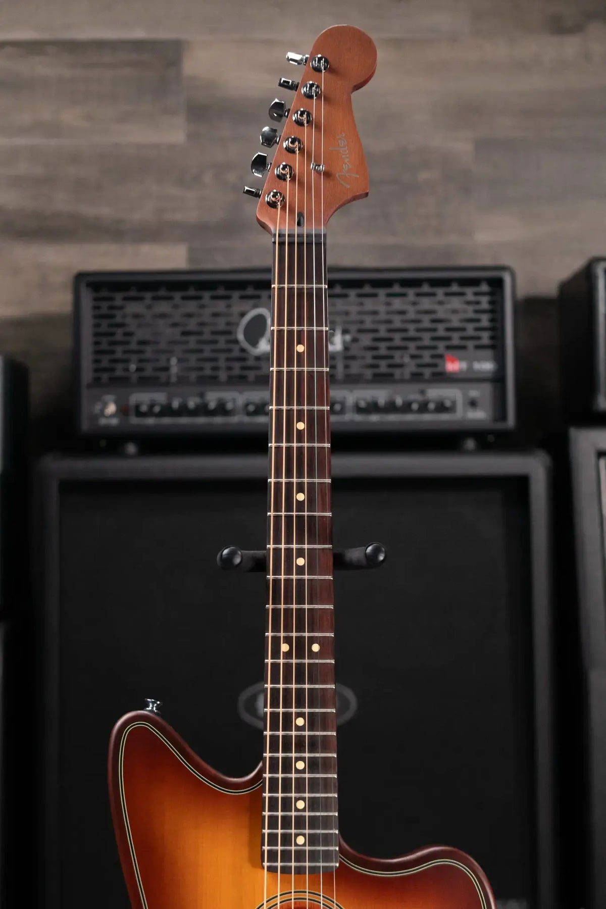 Fender Acoustasonic Standard Jazzmaster - Honey Burst - Demo