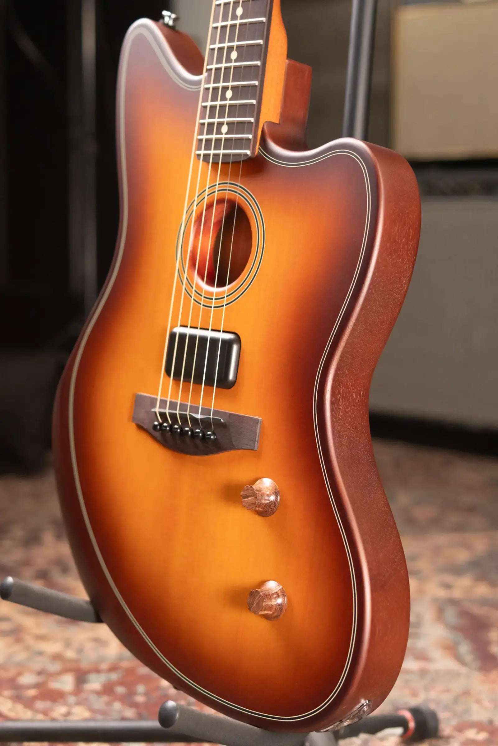 Fender Acoustasonic Standard Jazzmaster - Honey Burst