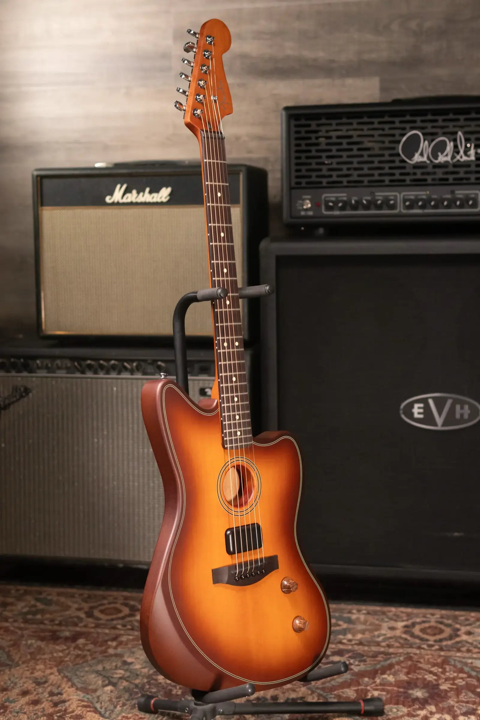 Fender Acoustasonic Standard Jazzmaster - Honey Burst