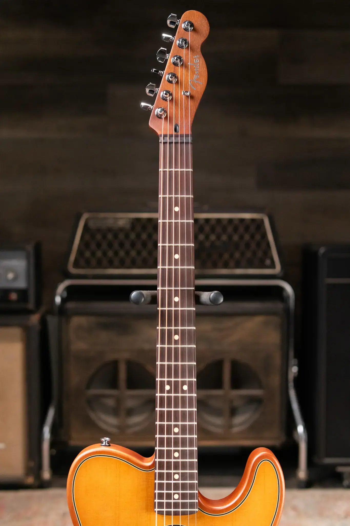 Fender Acoustasonic Standard Telecaster Electric Guitar - Aged Natural