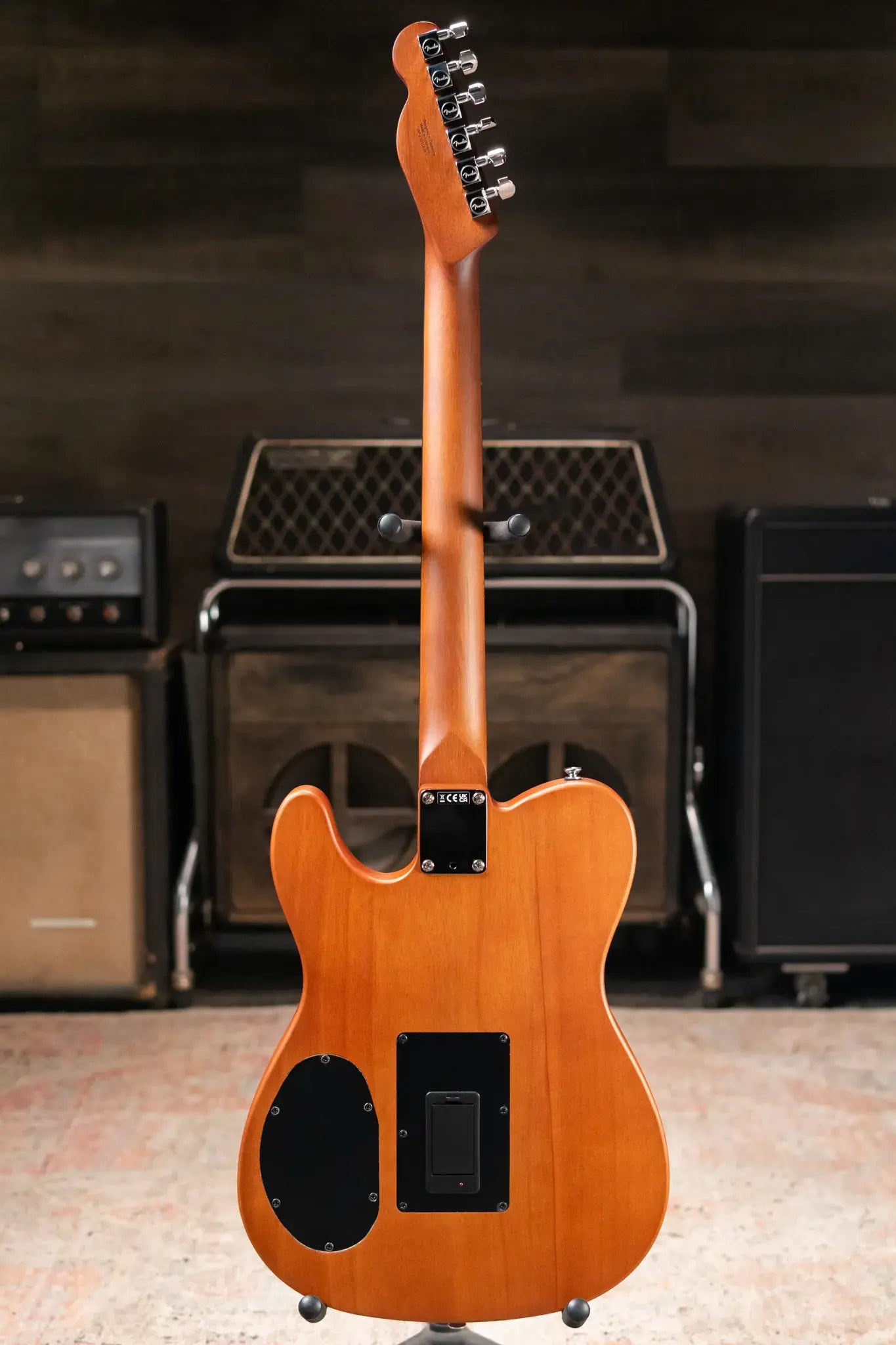 Fender Acoustasonic Standard Telecaster Electric Guitar - Aged Natural