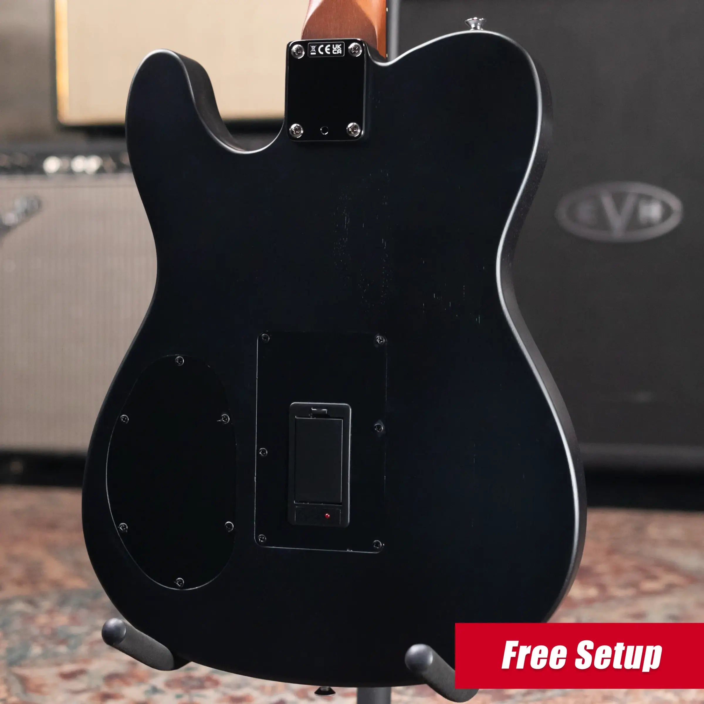 Fender Acoustasonic Standard Telecaster Electric Guitar - Black