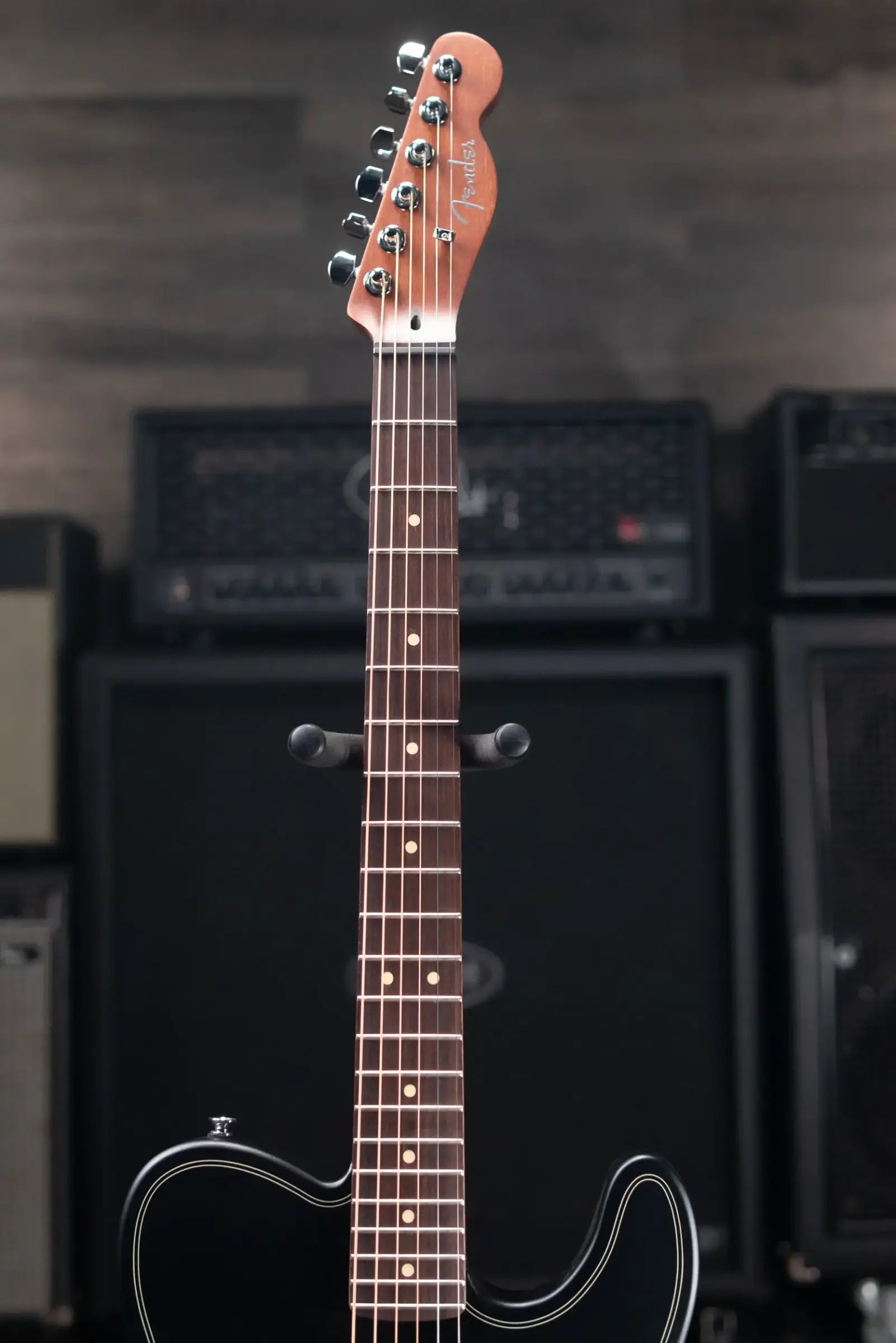 Fender Acoustasonic Standard Telecaster Electric Guitar - Black