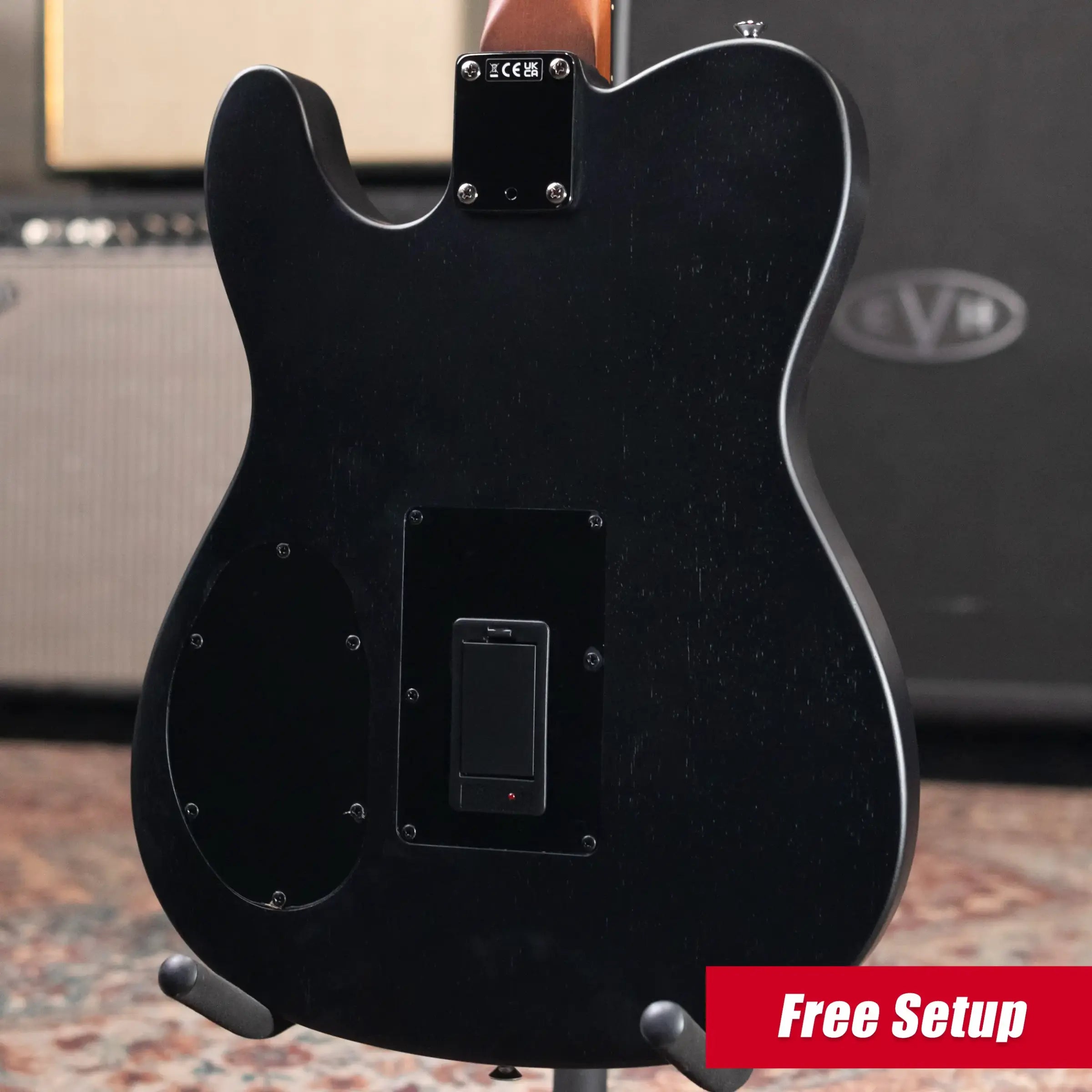 Fender Acoustasonic Standard Telecaster Electric Guitar - Black