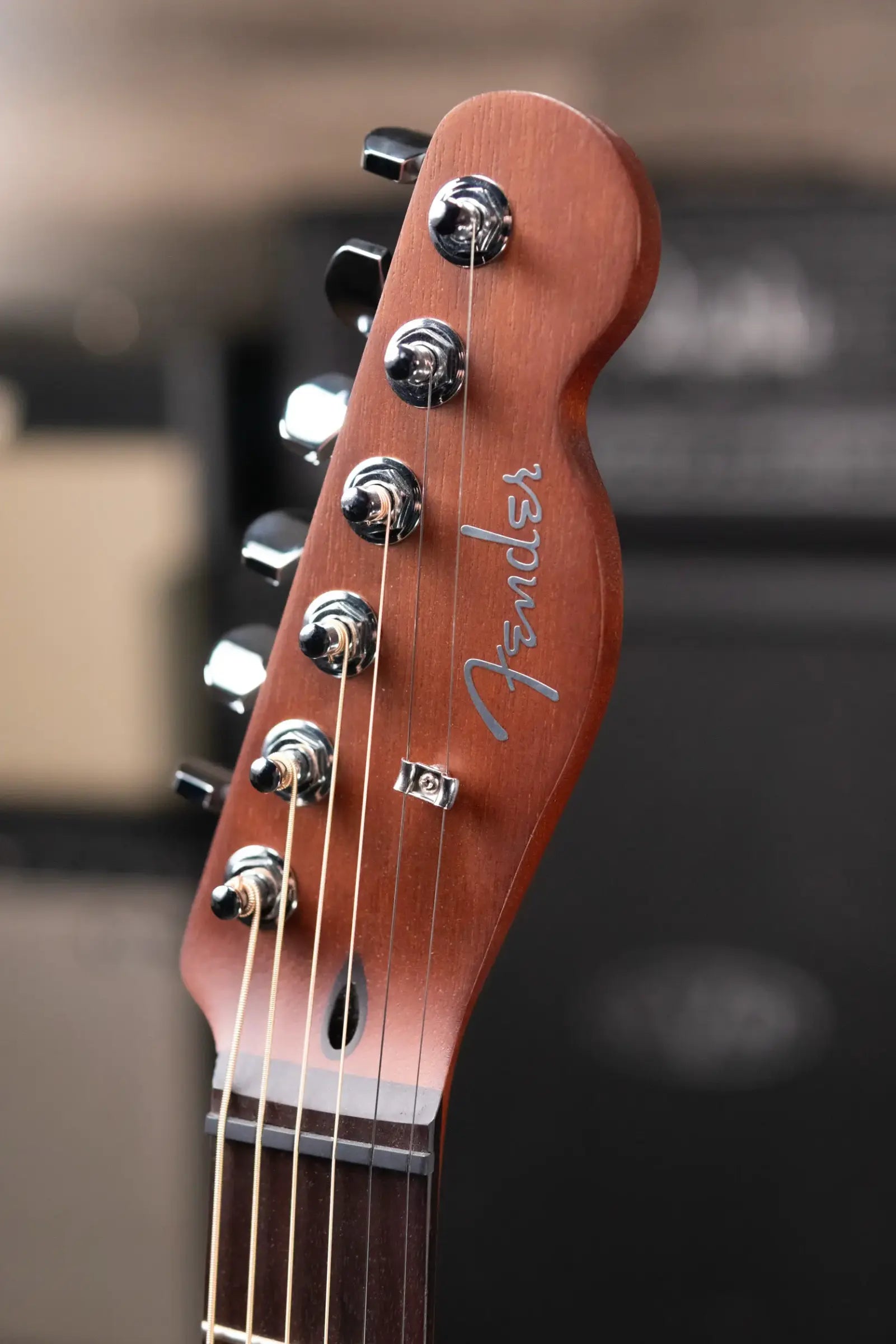 Fender Acoustasonic Standard Telecaster Electric Guitar - Black