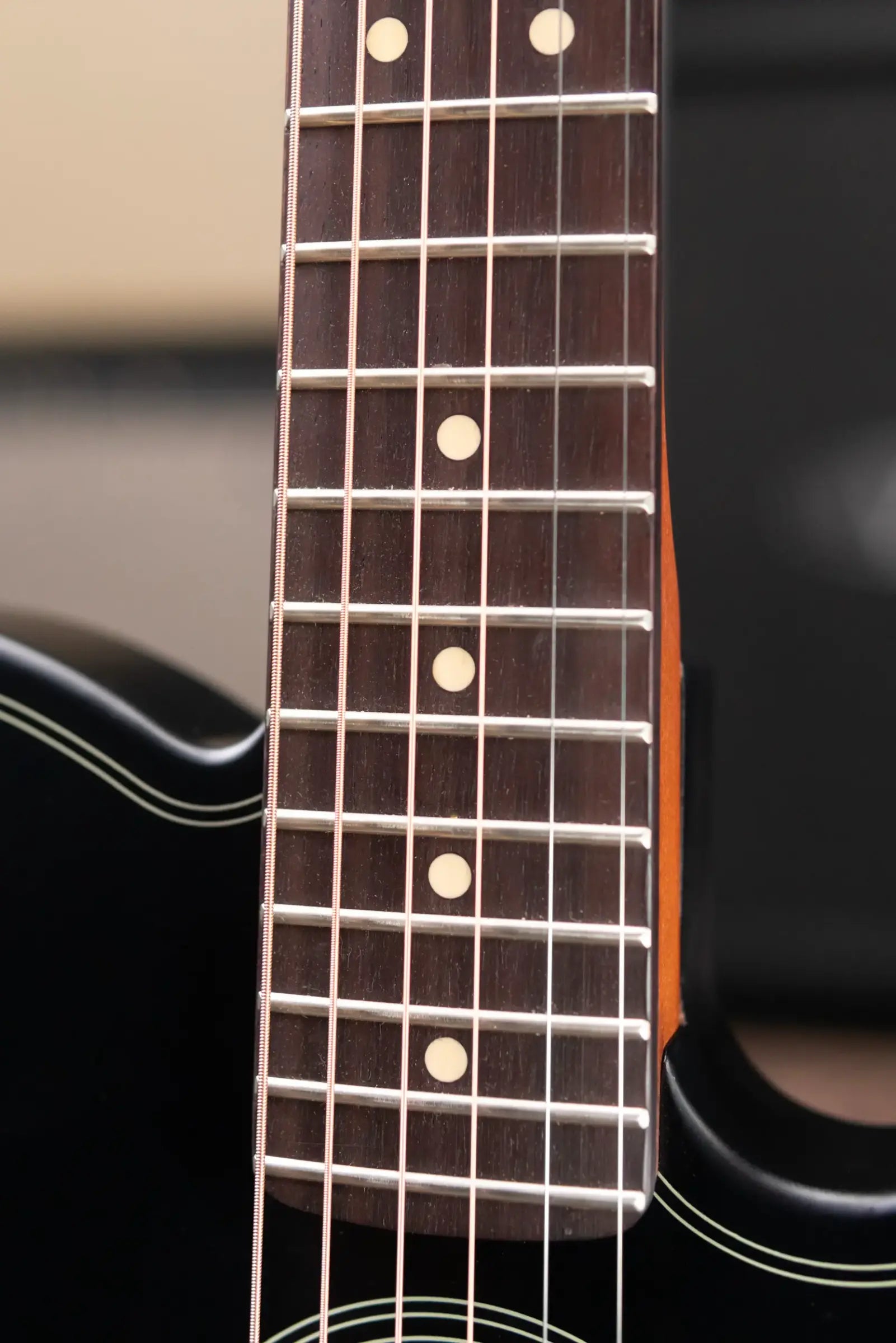 Fender Acoustasonic Standard Telecaster Electric Guitar - Black