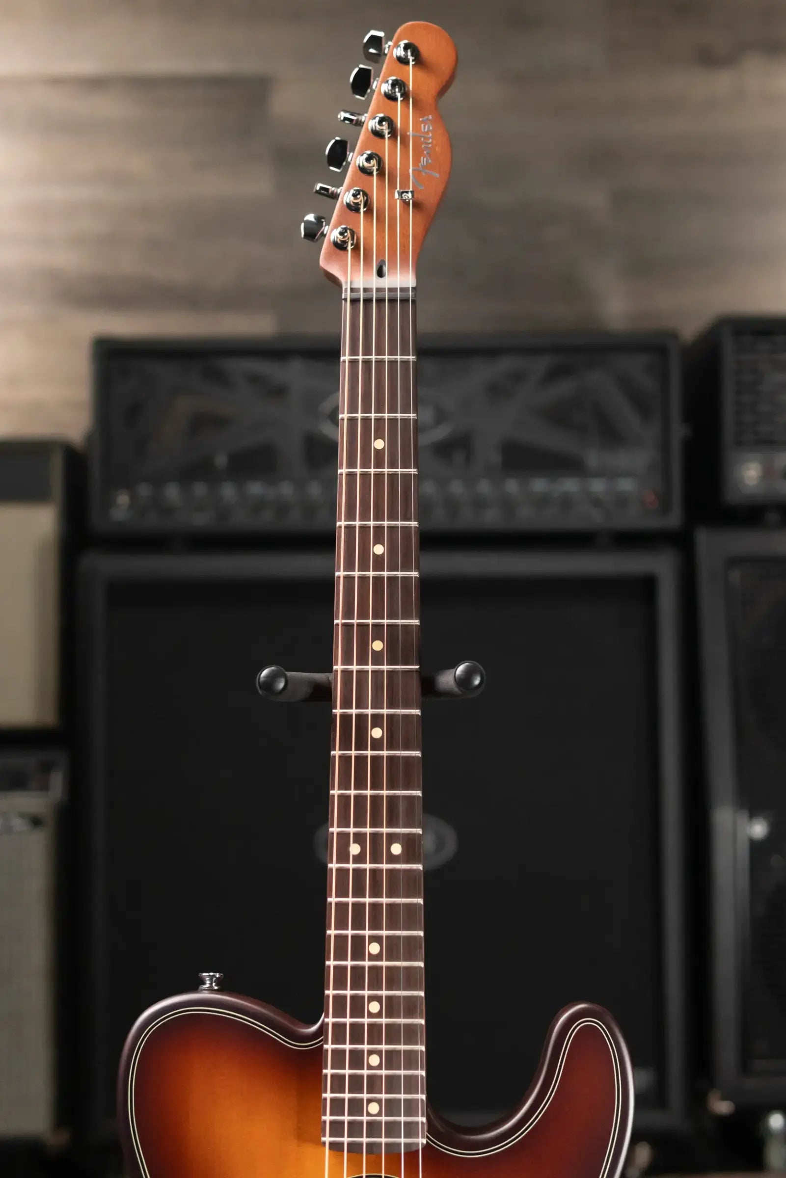 Fender Acoustasonic Standard Telecaster Electric Guitar - Honey Burst