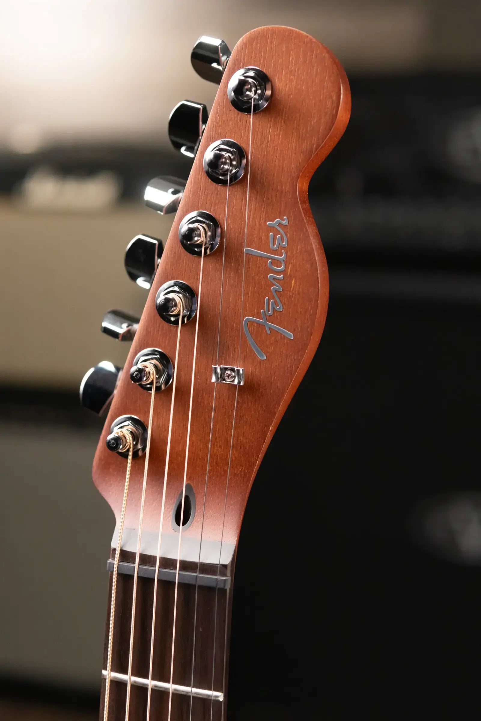 Fender Acoustasonic Standard Telecaster Electric Guitar - Honey Burst