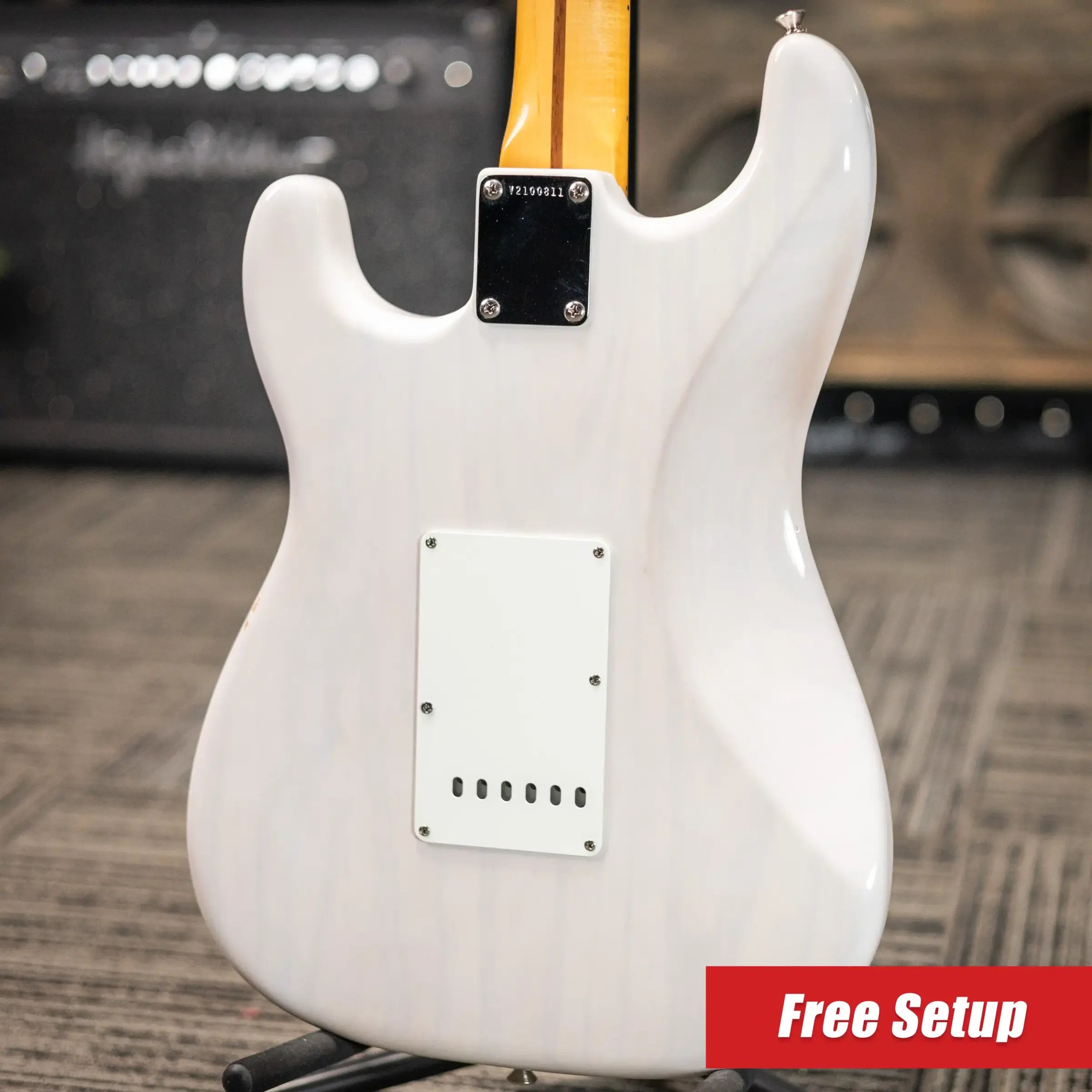 Fender American Original '50s Stratocaster Electric Guitar - White Blonde with Hardshell Case - Used