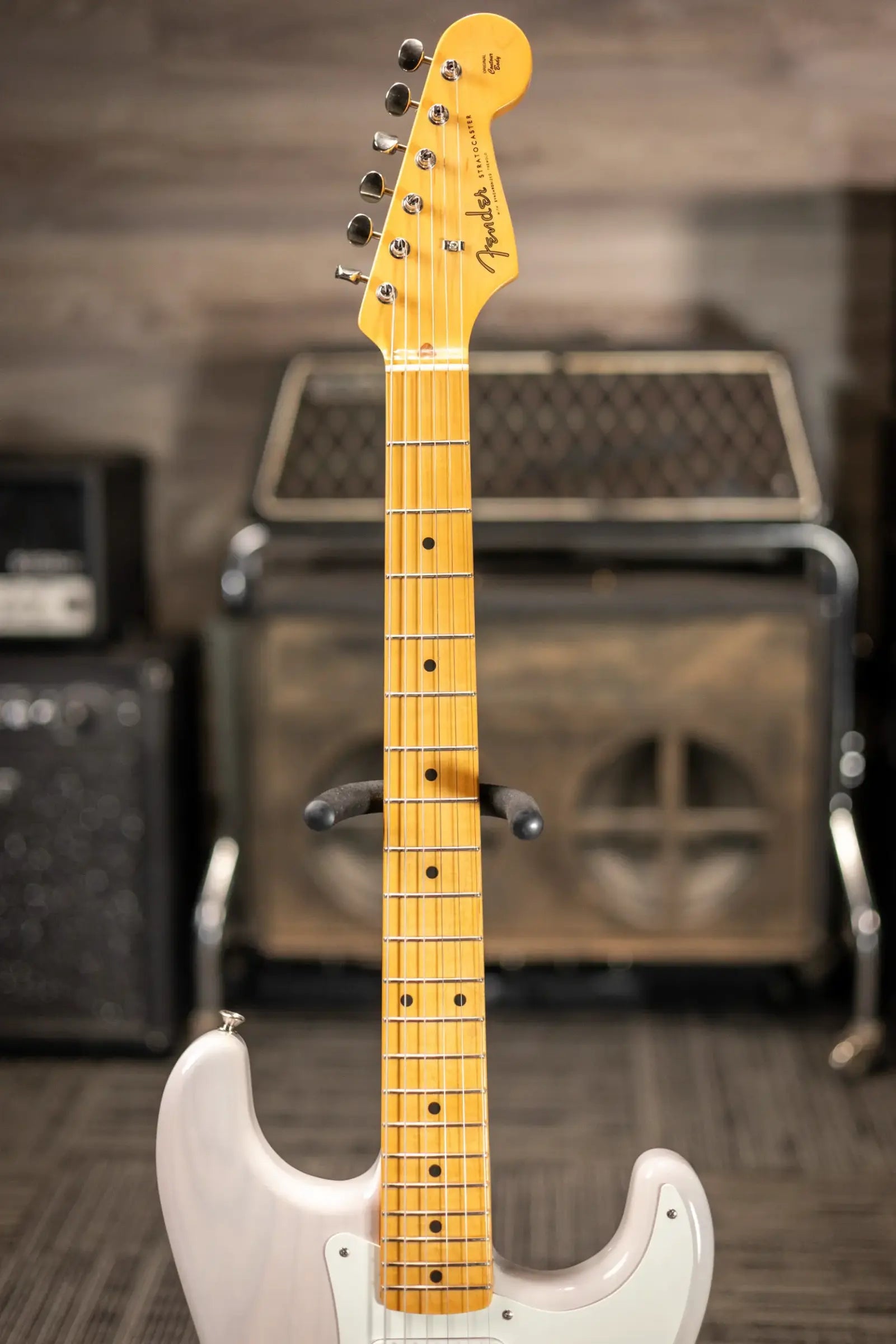Fender American Original '50s Stratocaster Electric Guitar - White Blonde with Hardshell Case - Used