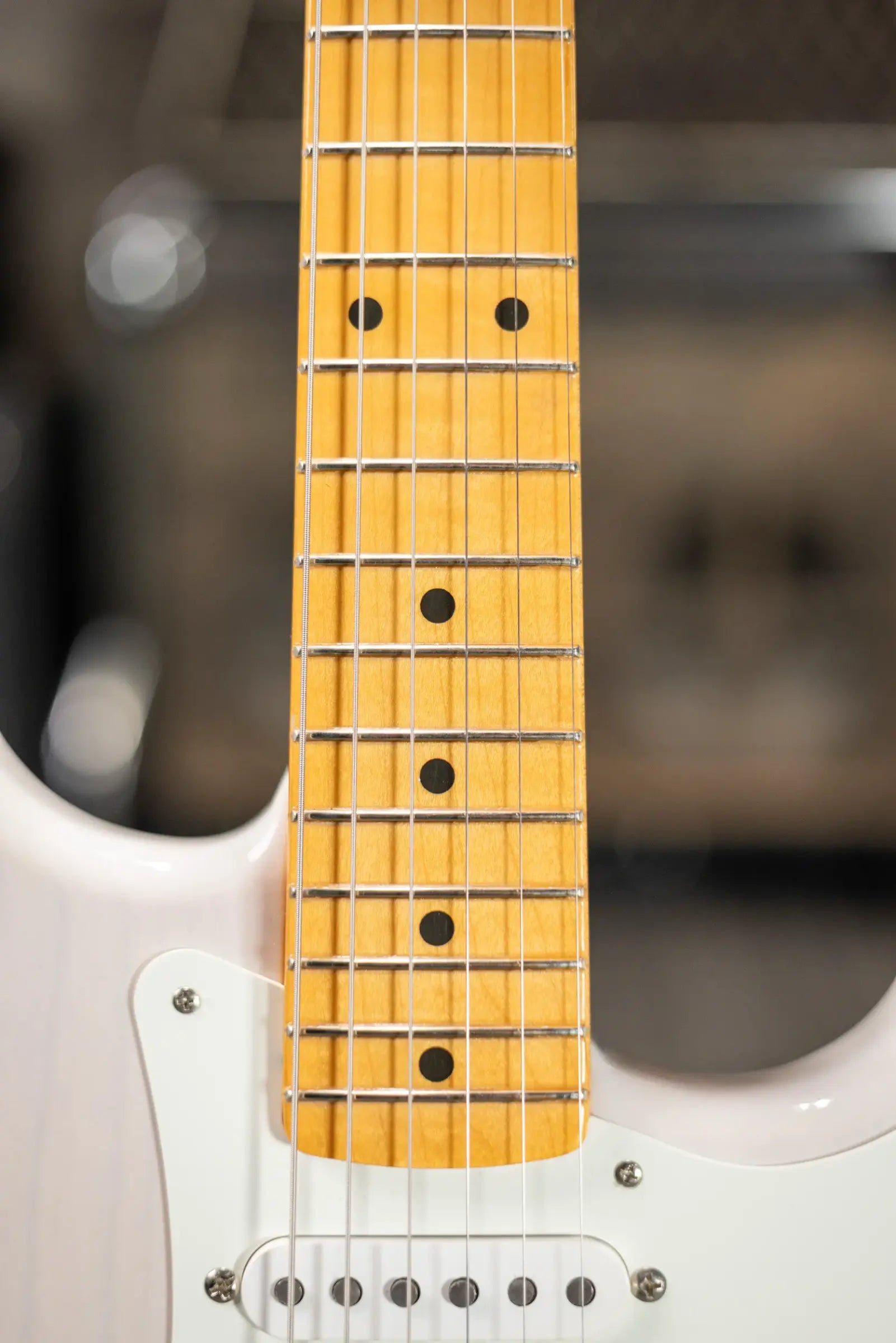 Fender American Original '50s Stratocaster Electric Guitar - White Blonde with Hardshell Case - Used