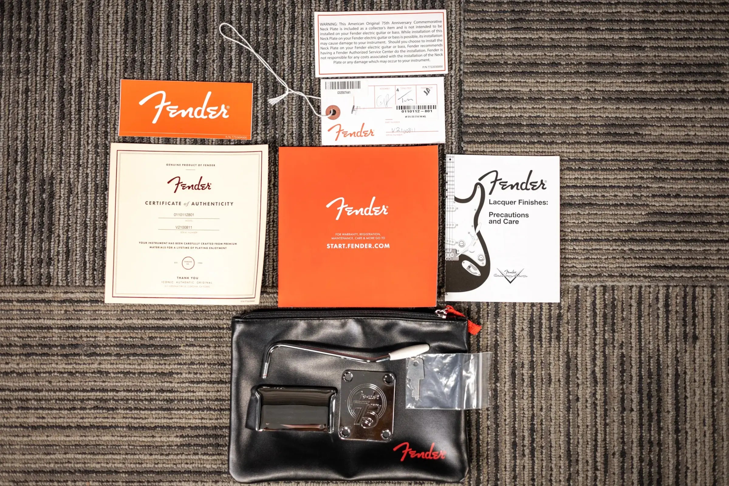 Fender American Original '50s Stratocaster Electric Guitar - White Blonde with Hardshell Case - Used