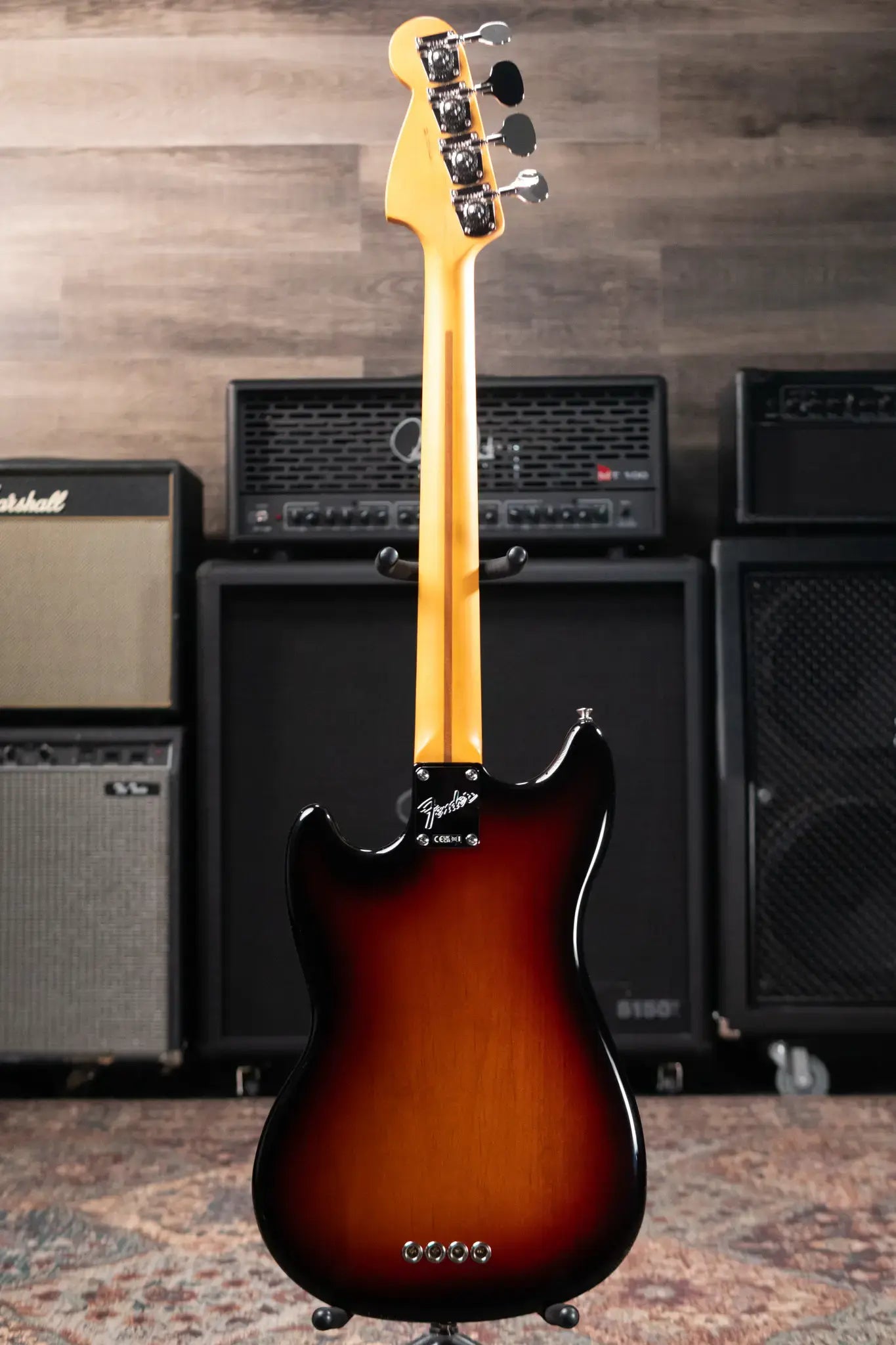 Fender American Professional Classic Mustang Bass - 3-Color Sunburst with Gig Bag